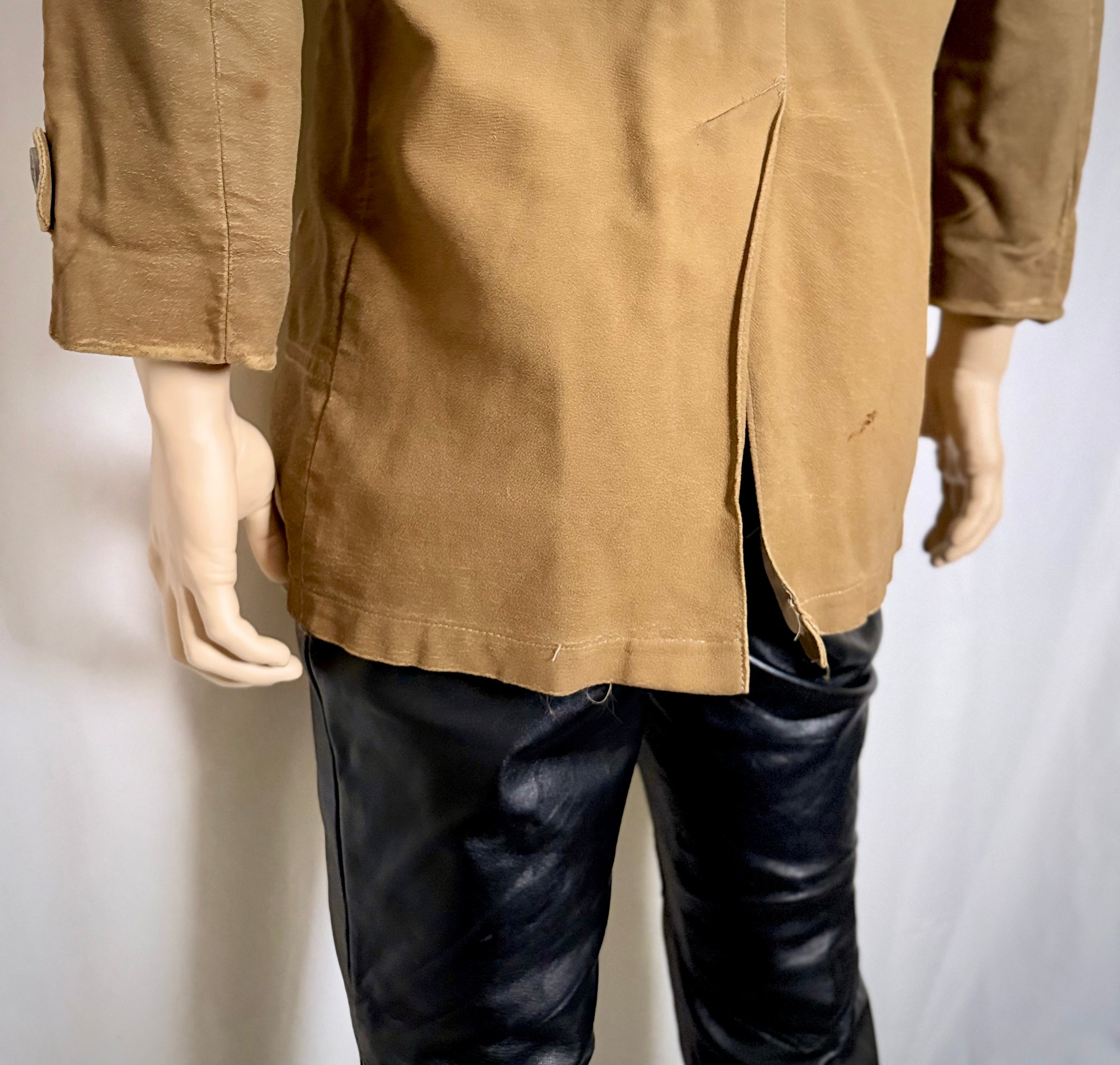 1960s Coated Cotton Utility Jacket - Military Inspired Workwear