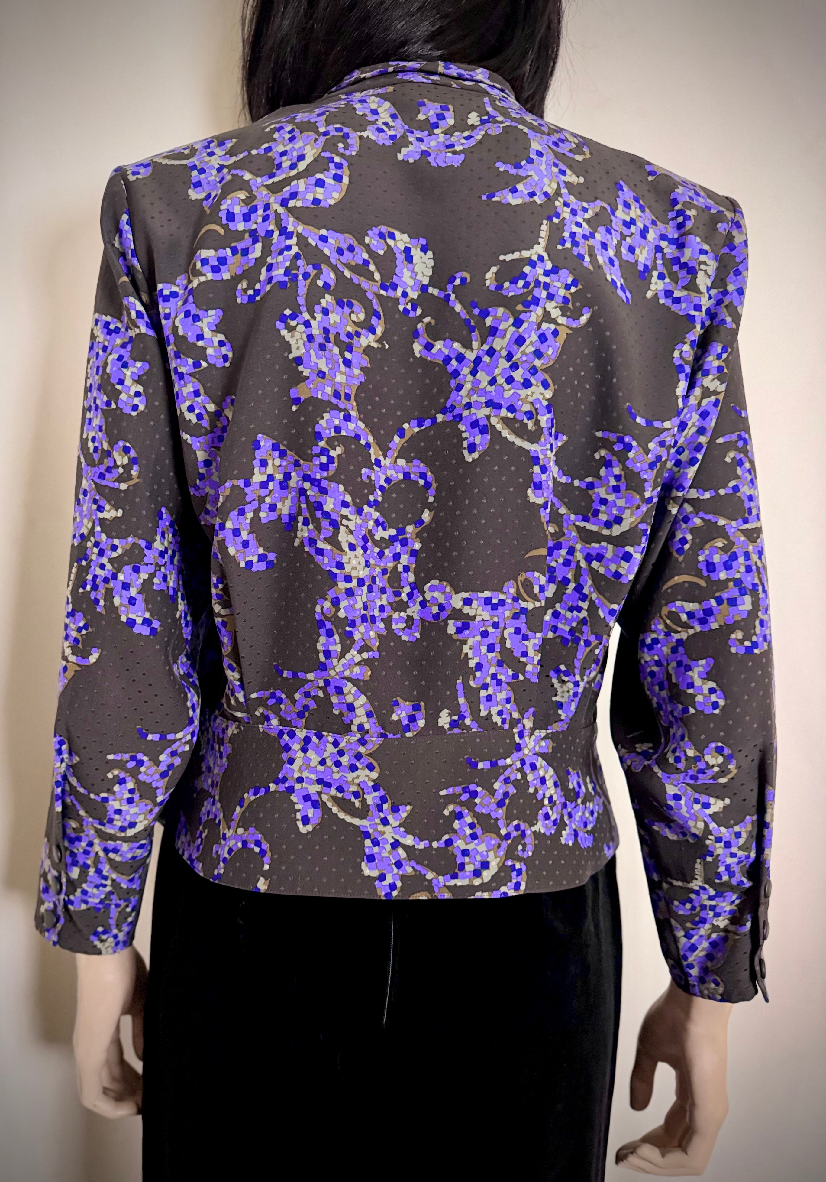 Pierre Balmain Paris-Late 80's/Early 90's Japanese
Made Designer Blouse