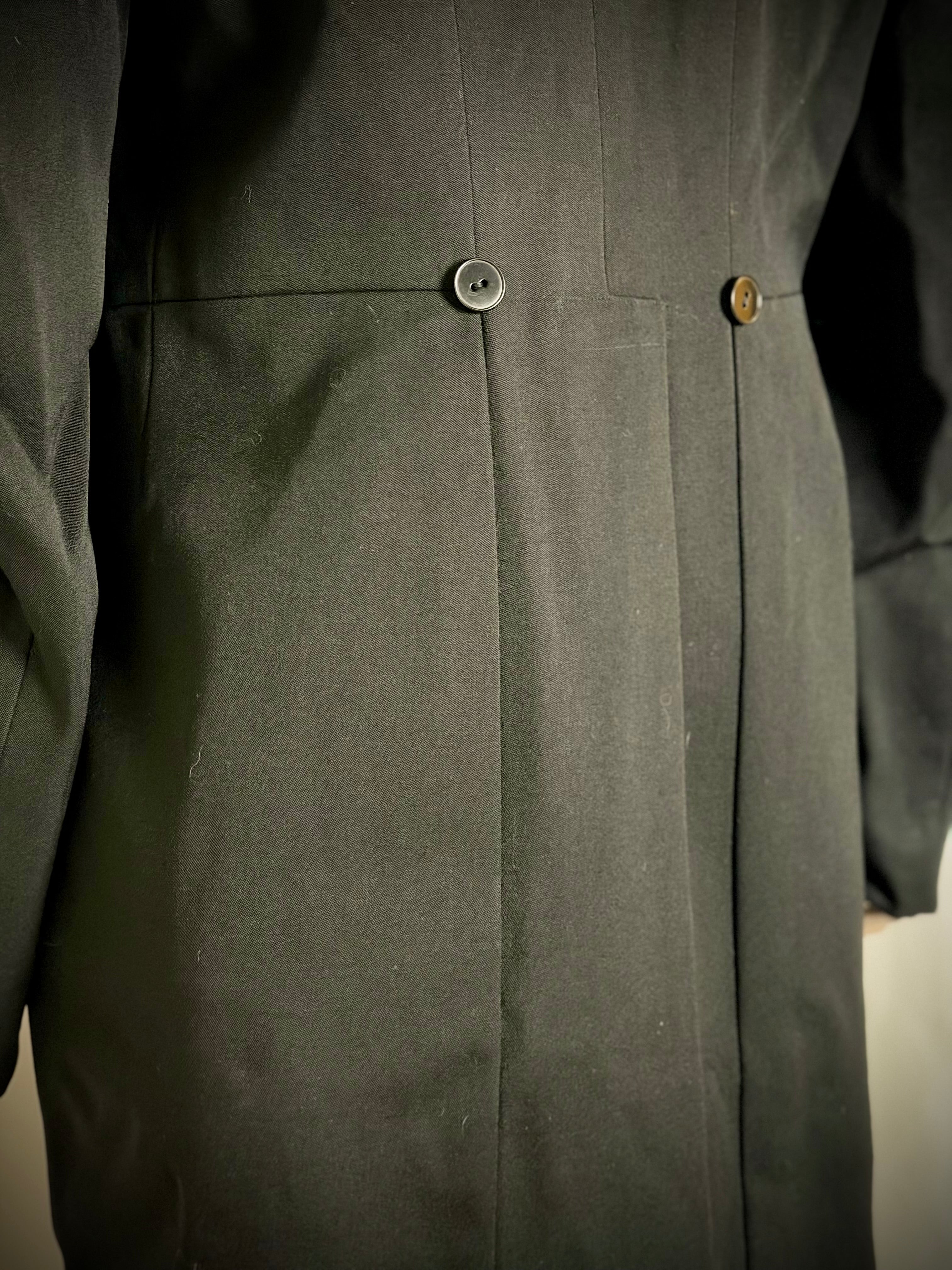 1970s European Tailored Tuxedo Tailcoat Jacket
