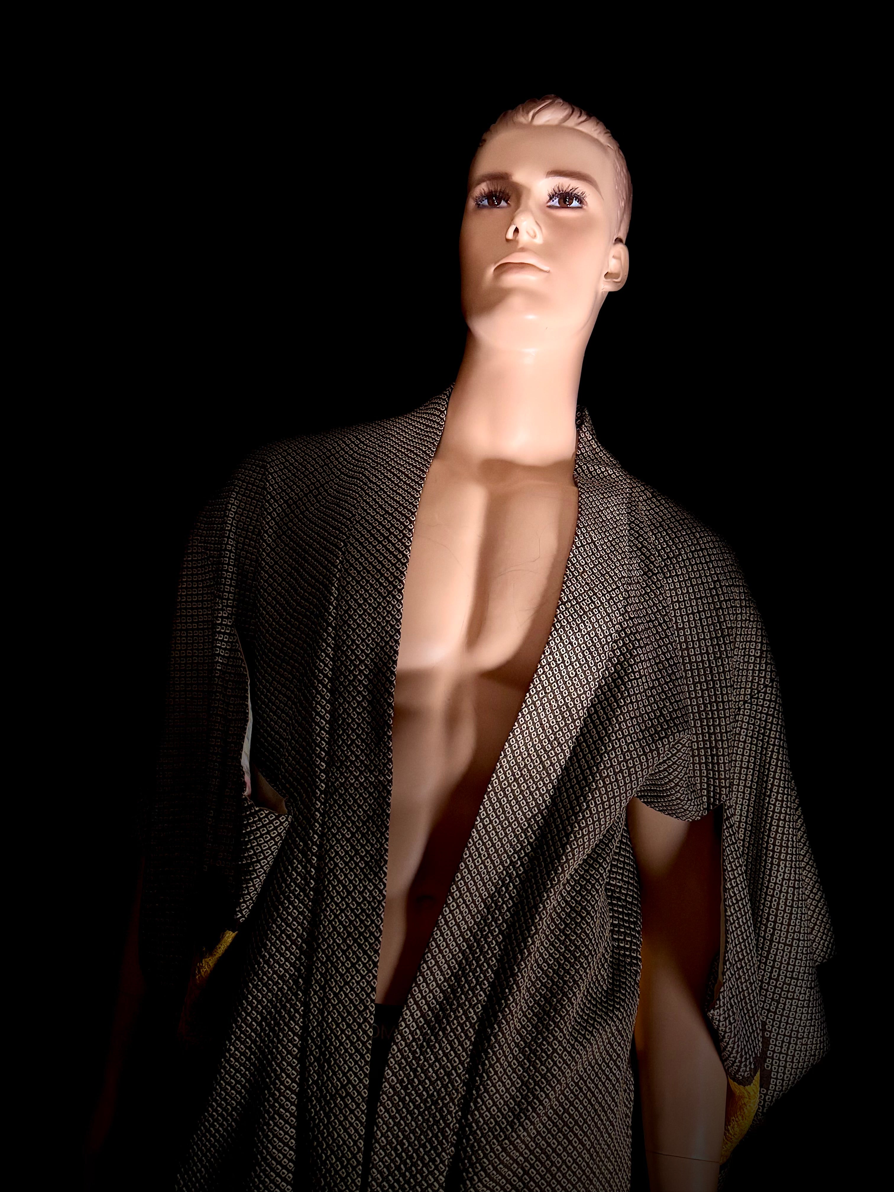 Deadstock Vintage Japanese Hand-Shibori Haori Jacket