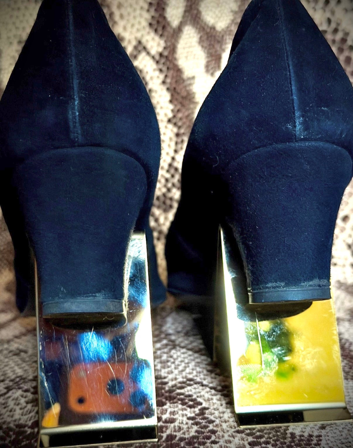Late 1950s Suede Bow Pumps | Professionally Restored | Immaculate Condition | EU 39–40