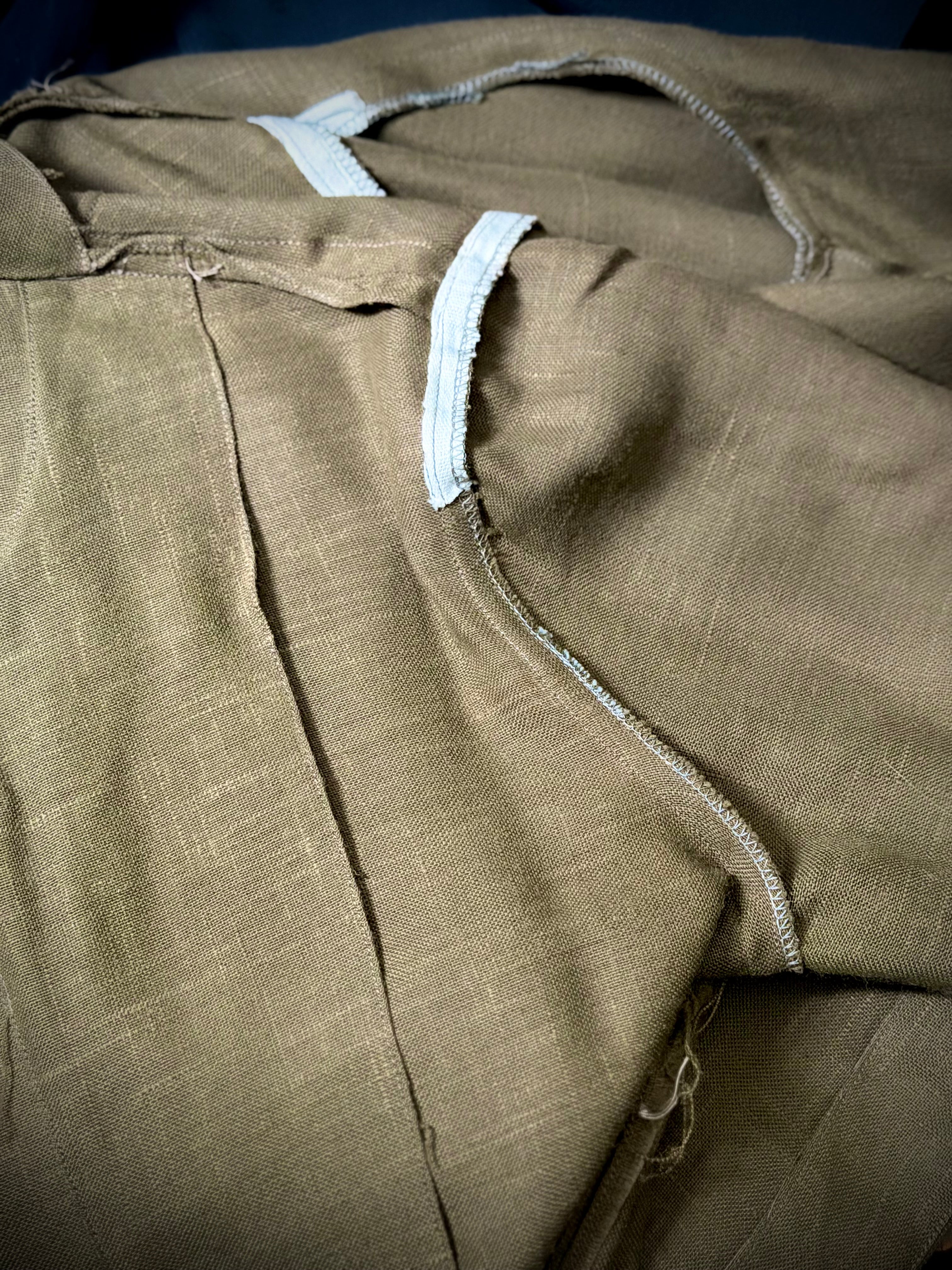 c. 1942-1945 wartime-era Australian set in British Tootal linen blend