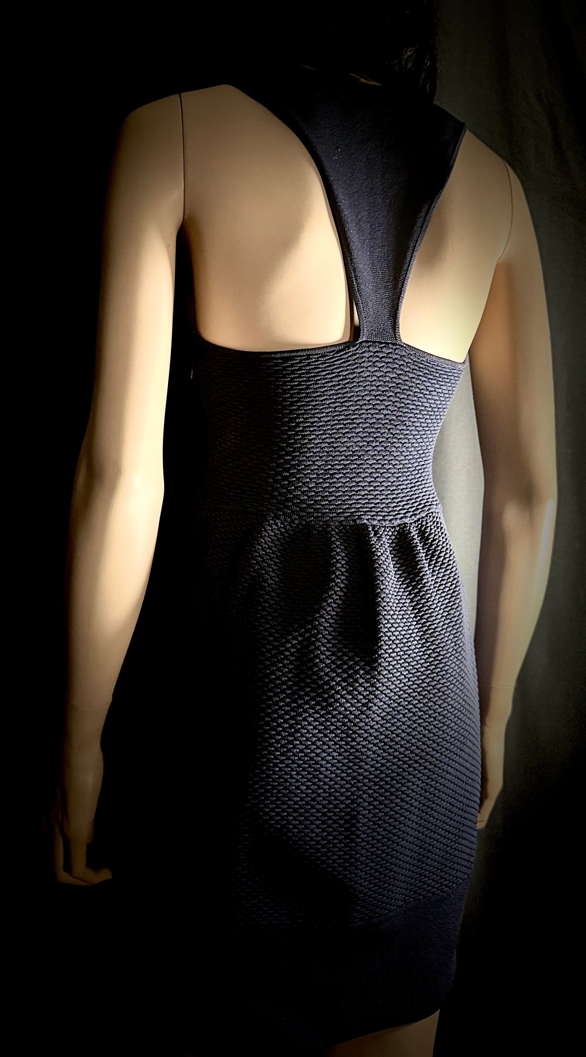 Alice McCall Midnight Textured Sculptural Mini Dress