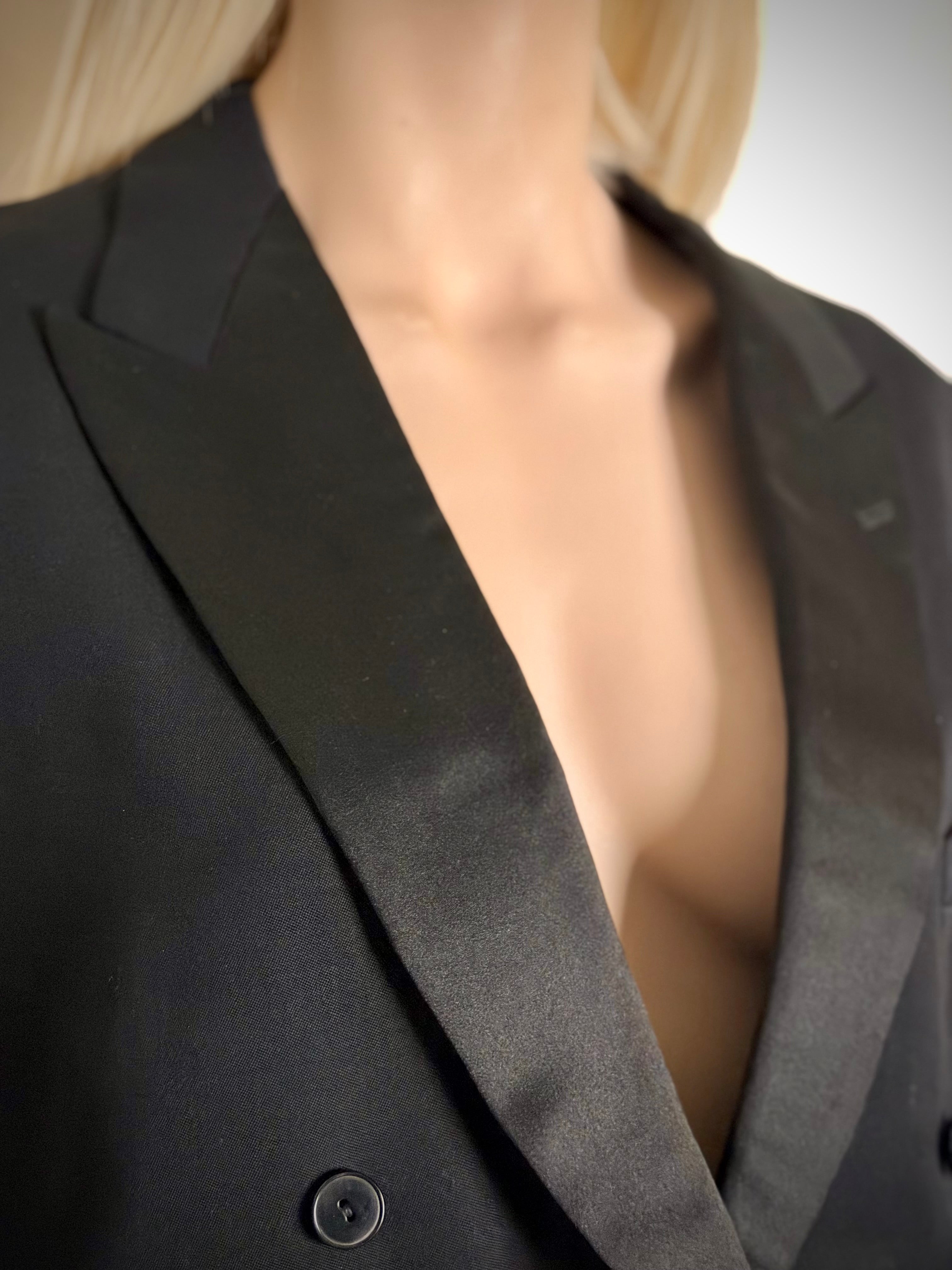 1970s European Tailored Tuxedo Tailcoat Jacket
