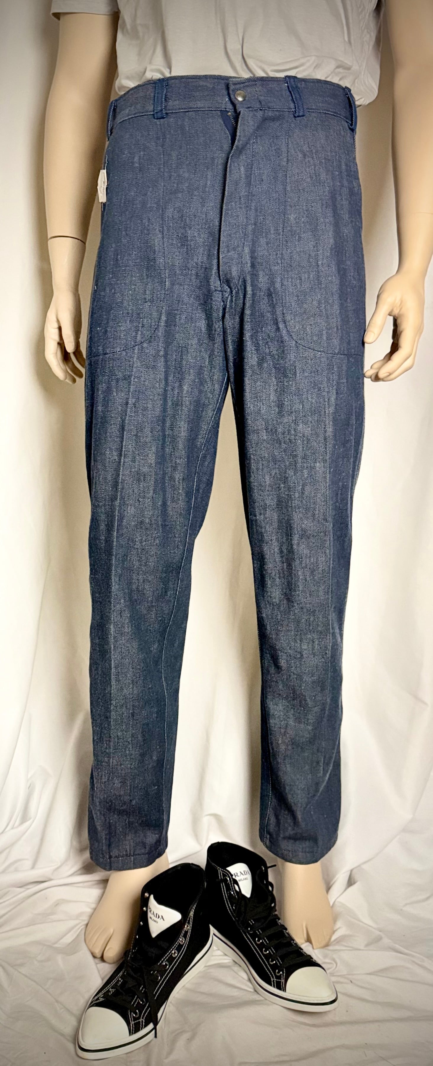 1960s New York State Prison Pants - Deadstock Vintage Workwear