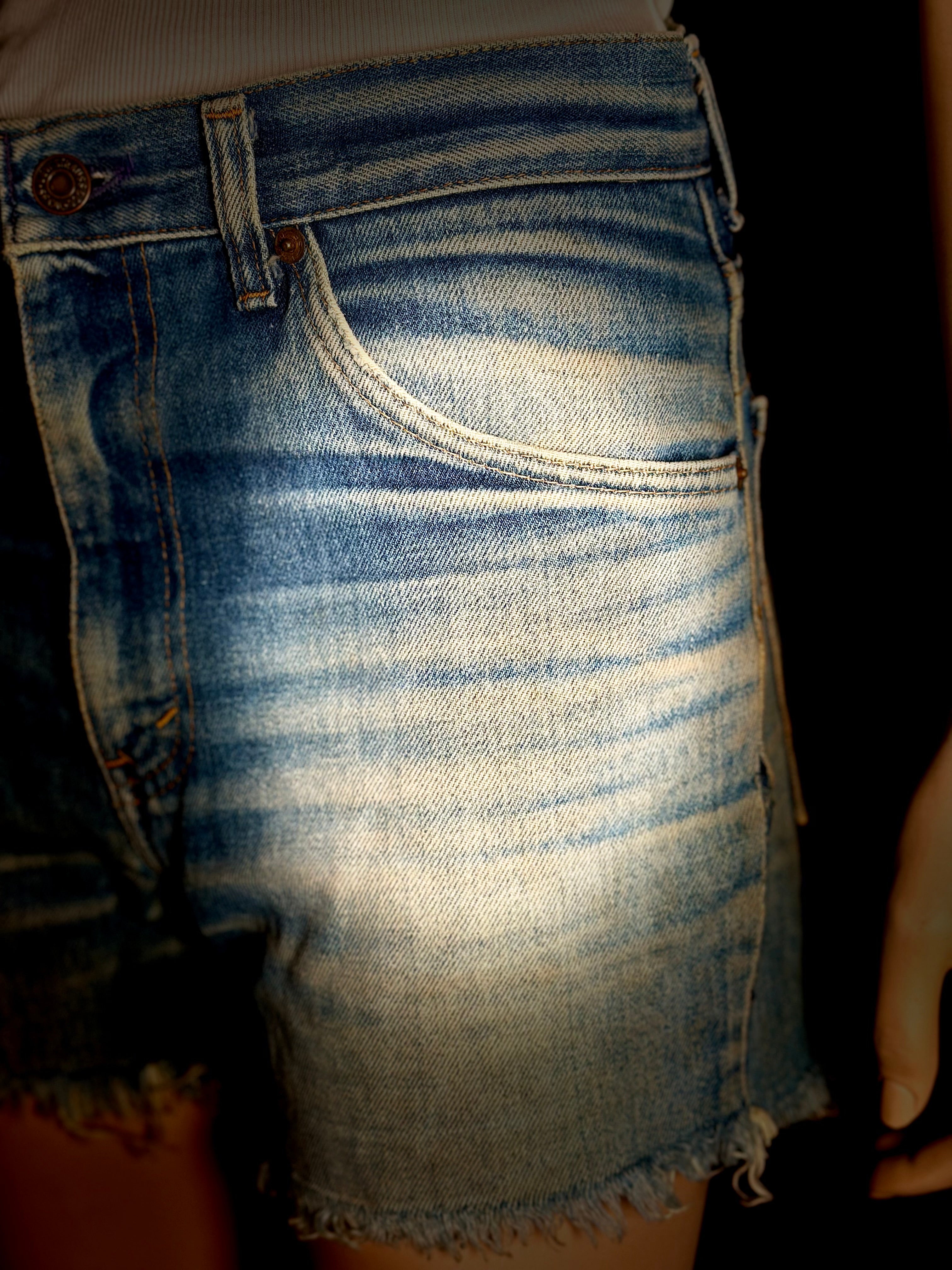 Early-Mid 1970s Levi’s Cut-Off Denim Shorts
