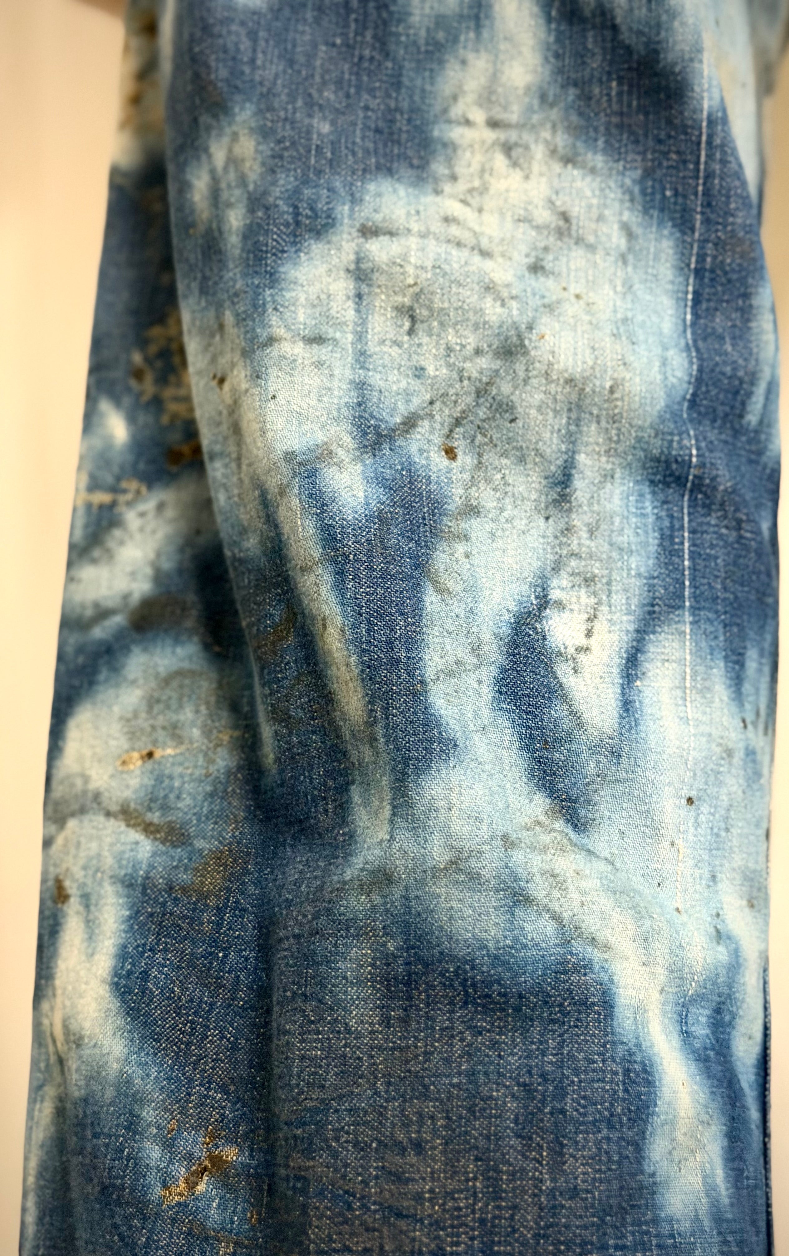 1940s French Artist’s Work Jeans - One-of-a-Kind Archival Wear