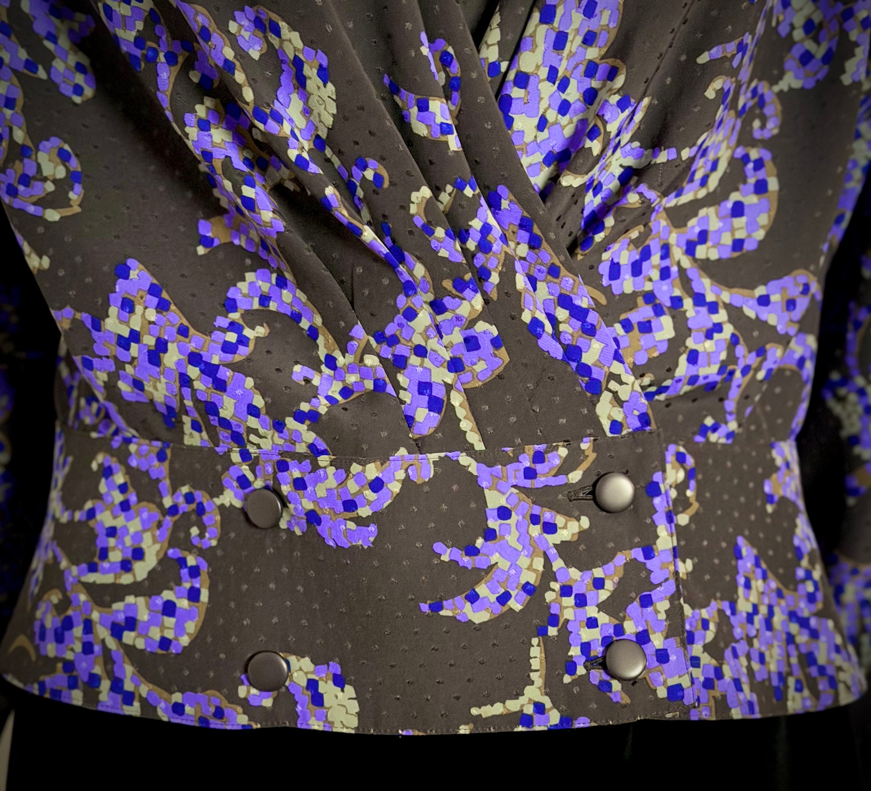 Pierre Balmain Paris-Late 80's/Early 90's Japanese
Made Designer Blouse