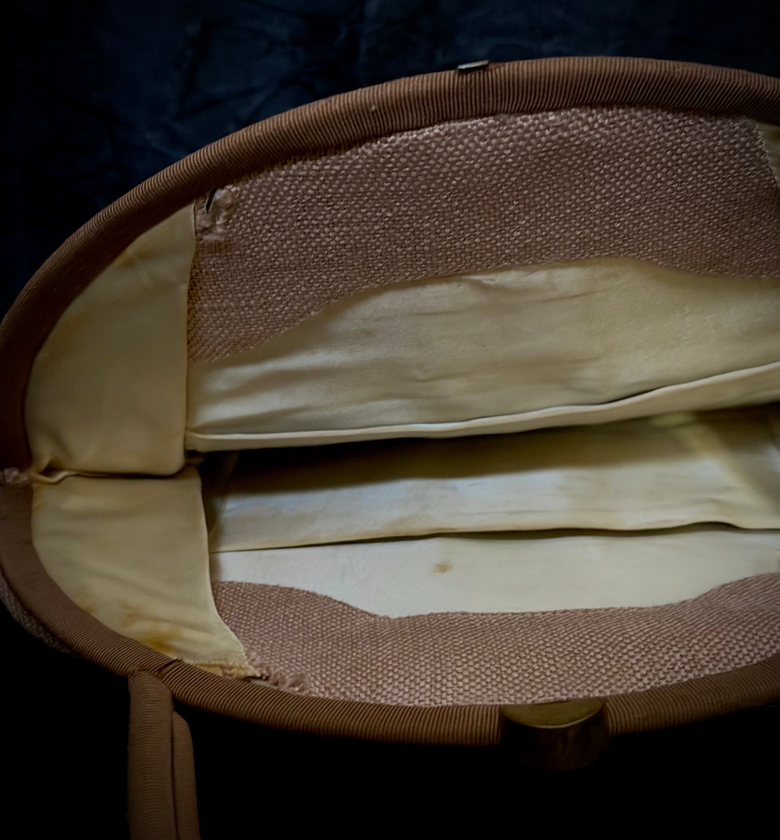 Vintage Oversized Structured Handbag - c. late 1950s