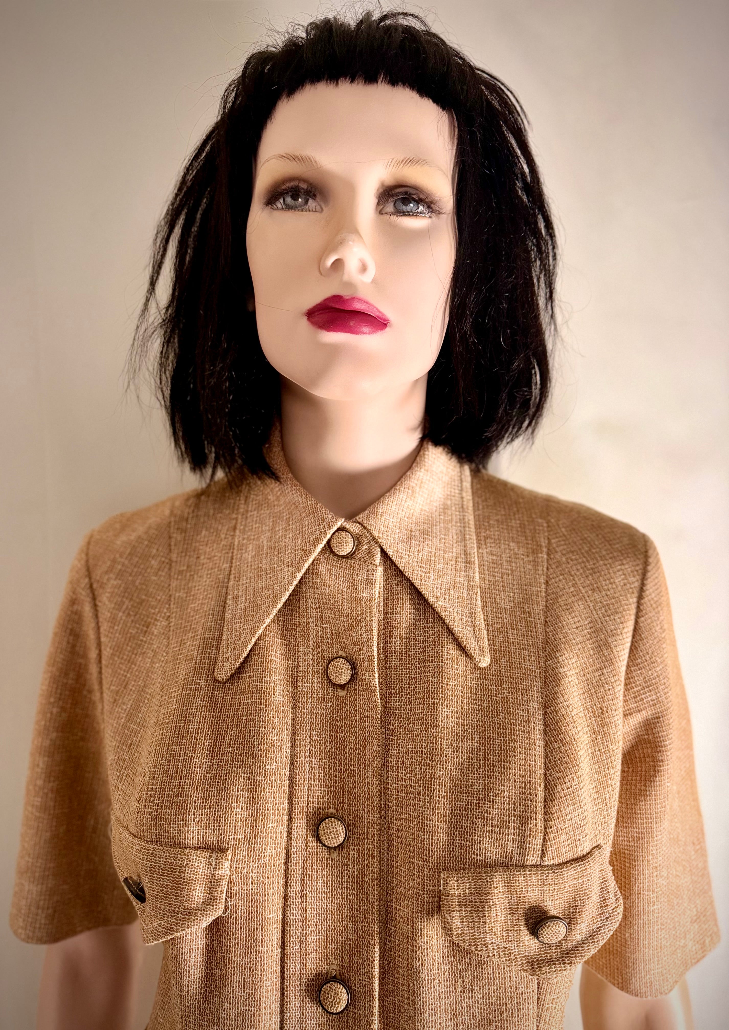 Vintage 1970s Camel Safari Suit