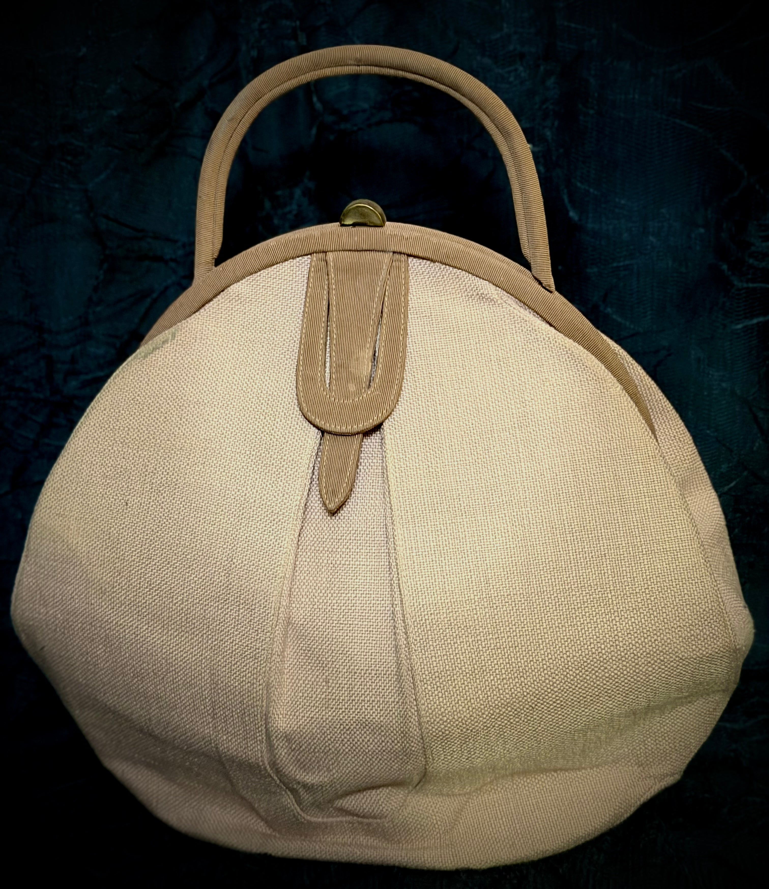 Vintage Oversized Structured Handbag - c. late 1950s