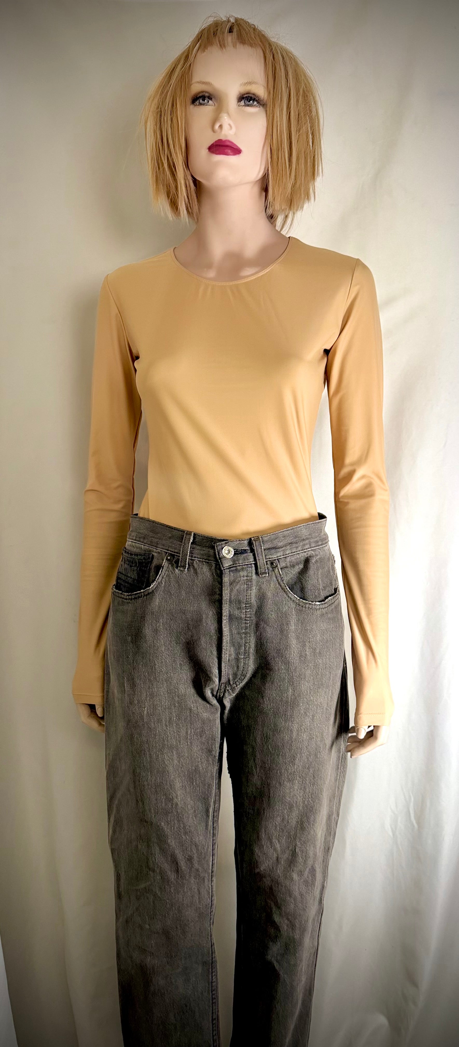 1990s Levi’s Grey Denim Jeans - Minimalist Cut