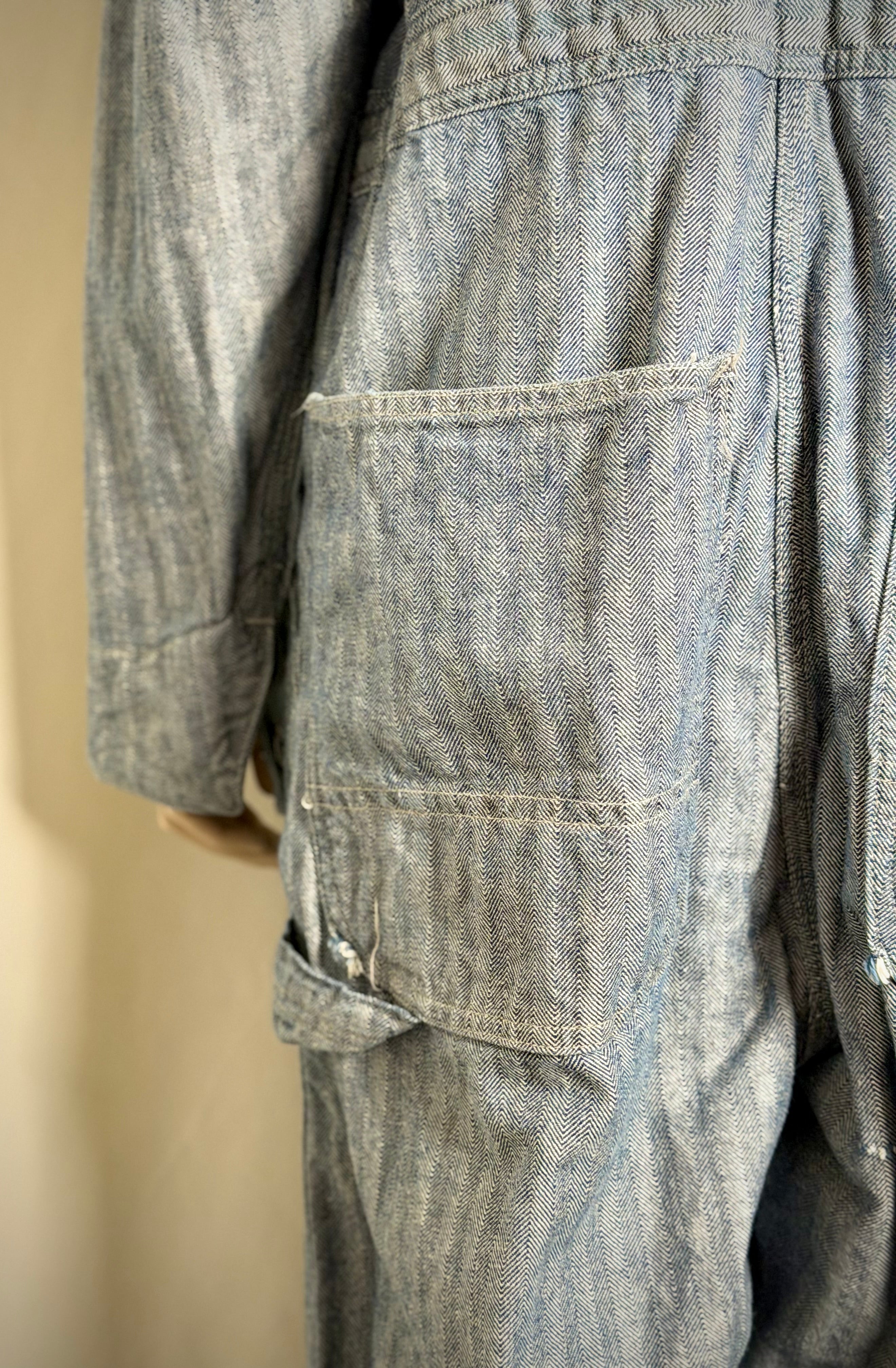 1960s USA Striped Workwear Overalls - Unisex