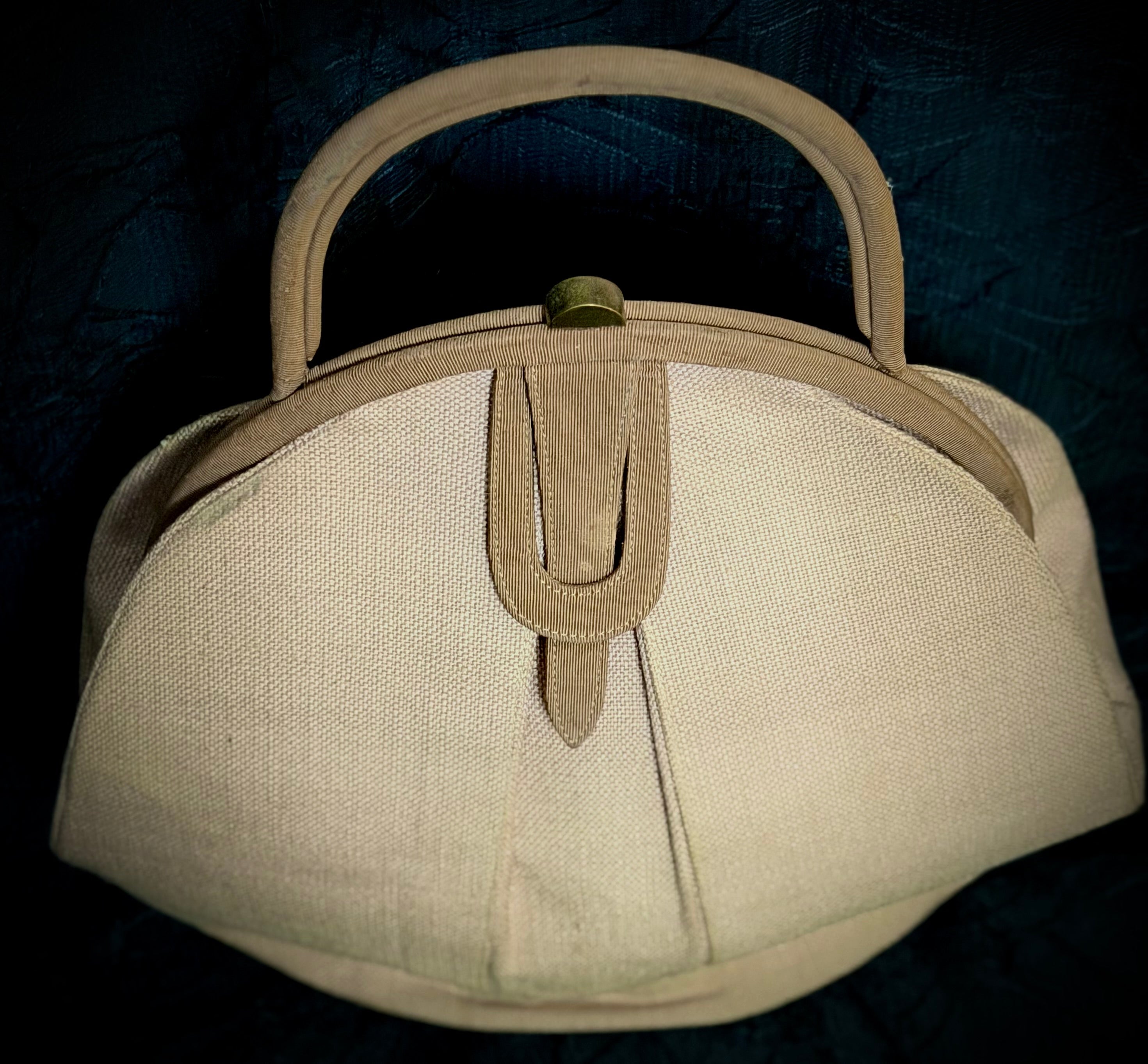 Vintage Oversized Structured Handbag - c. late 1950s