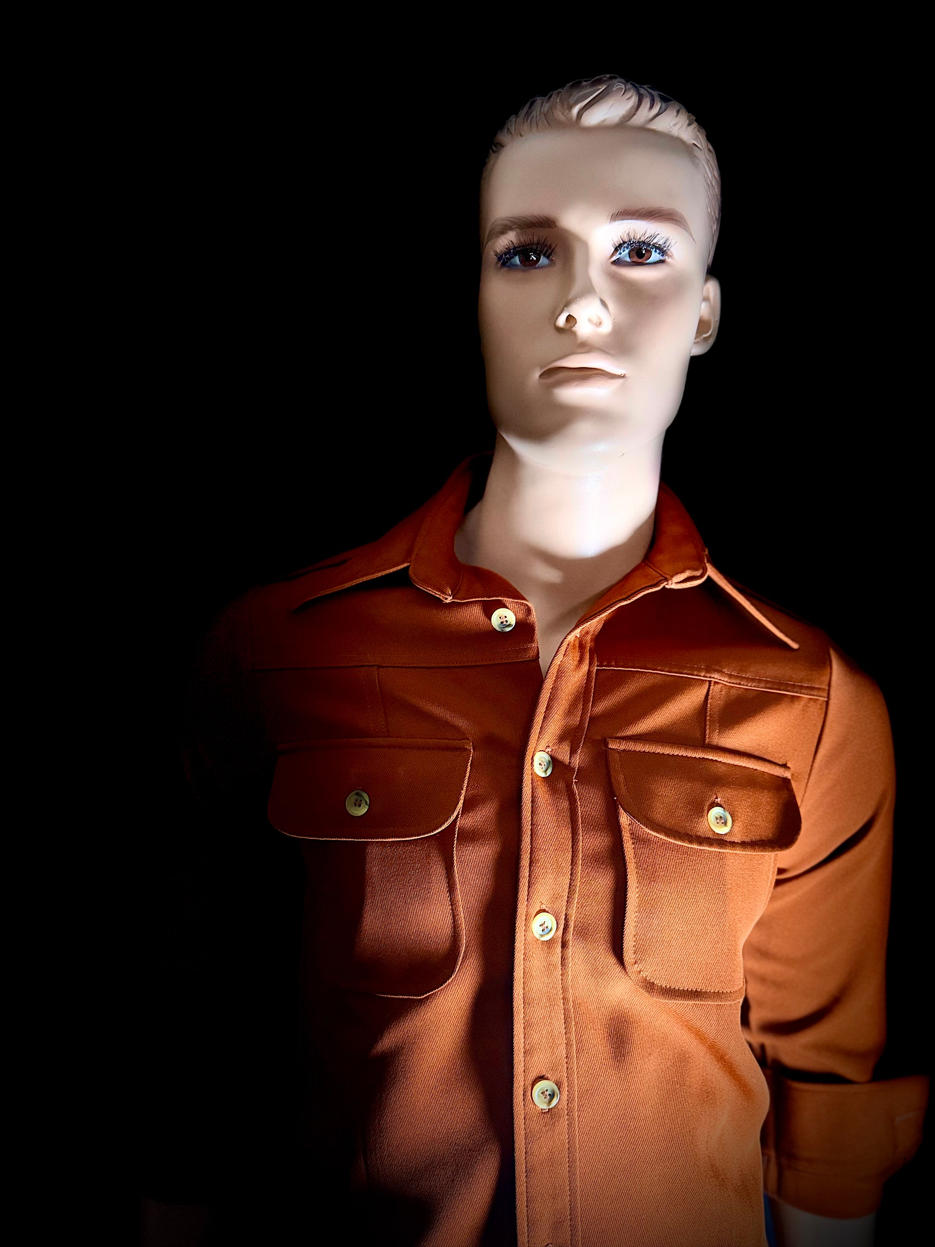 Levi’s 1970s Rust Western Utility Shirt