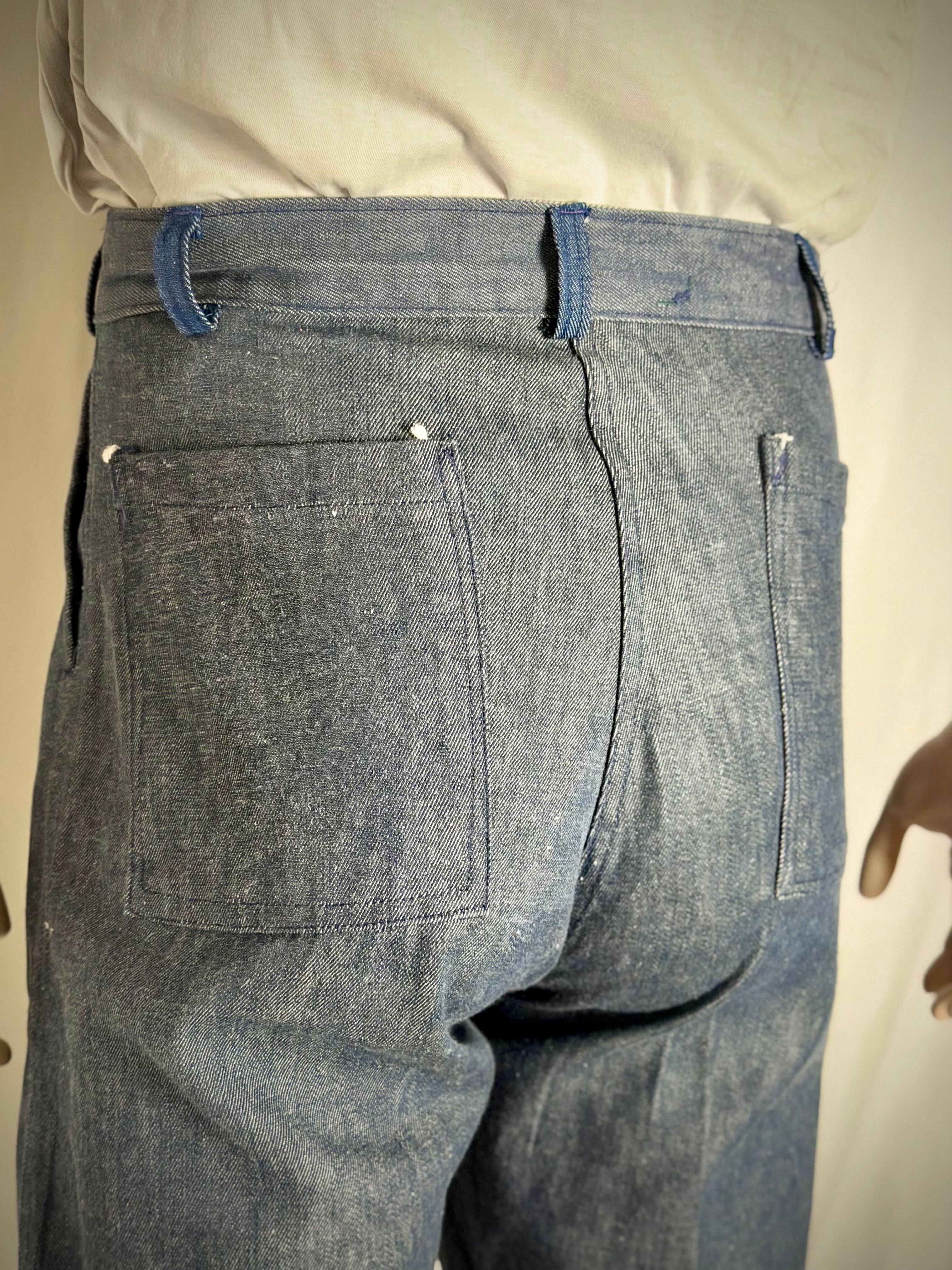 1960s New York State Prison Pants - Deadstock Vintage Workwear