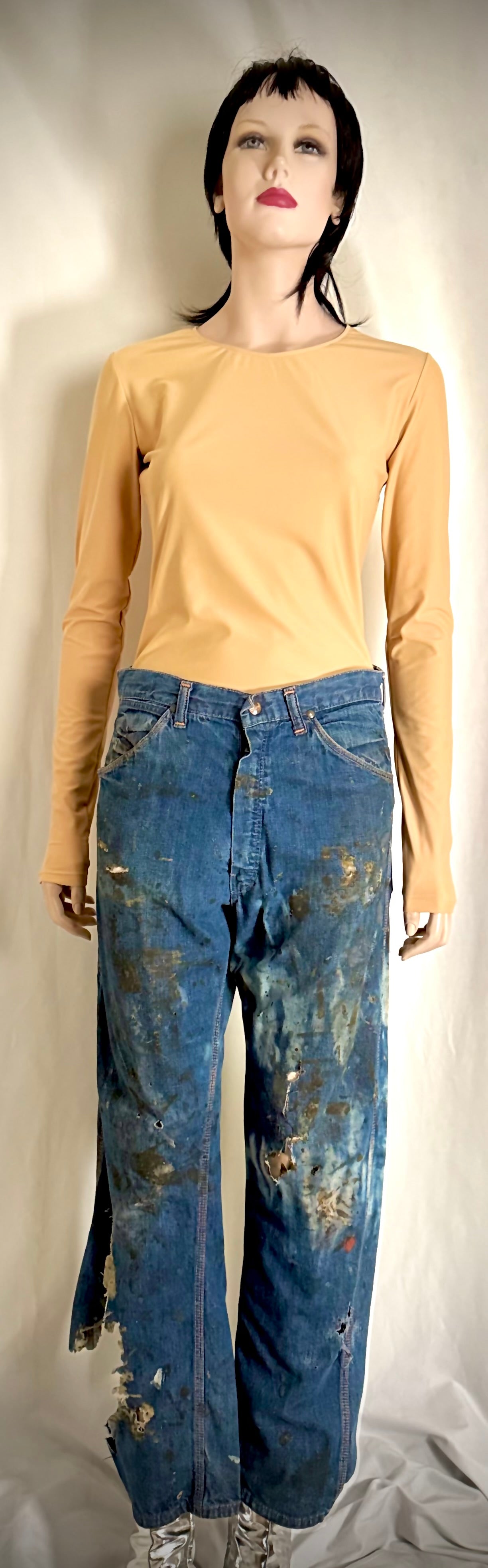 1940s French Artist’s Work Jeans - One-of-a-Kind Archival Wear
