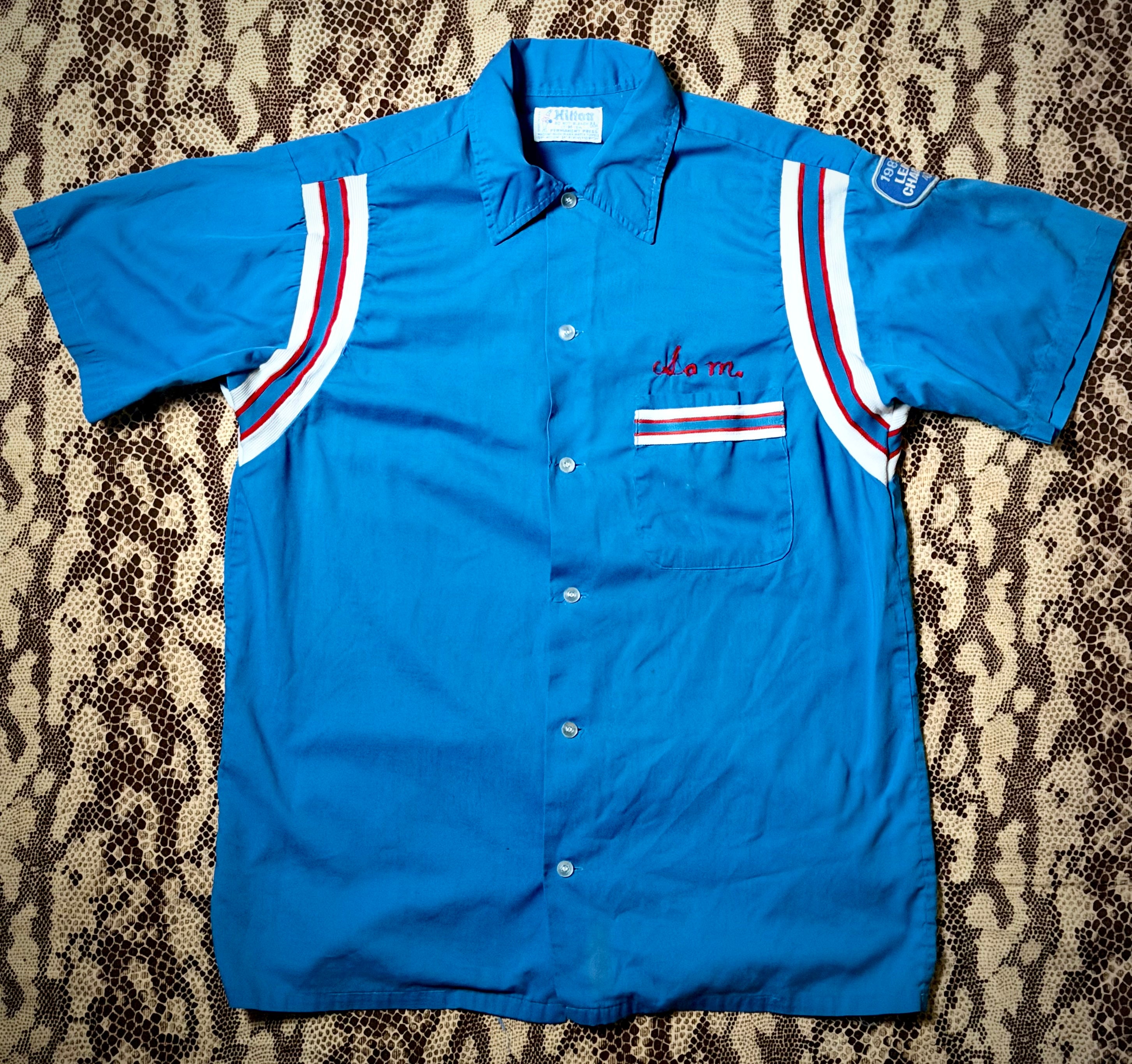 Vintage EmbroideredWork Shirt - USA (Heavily Worn)