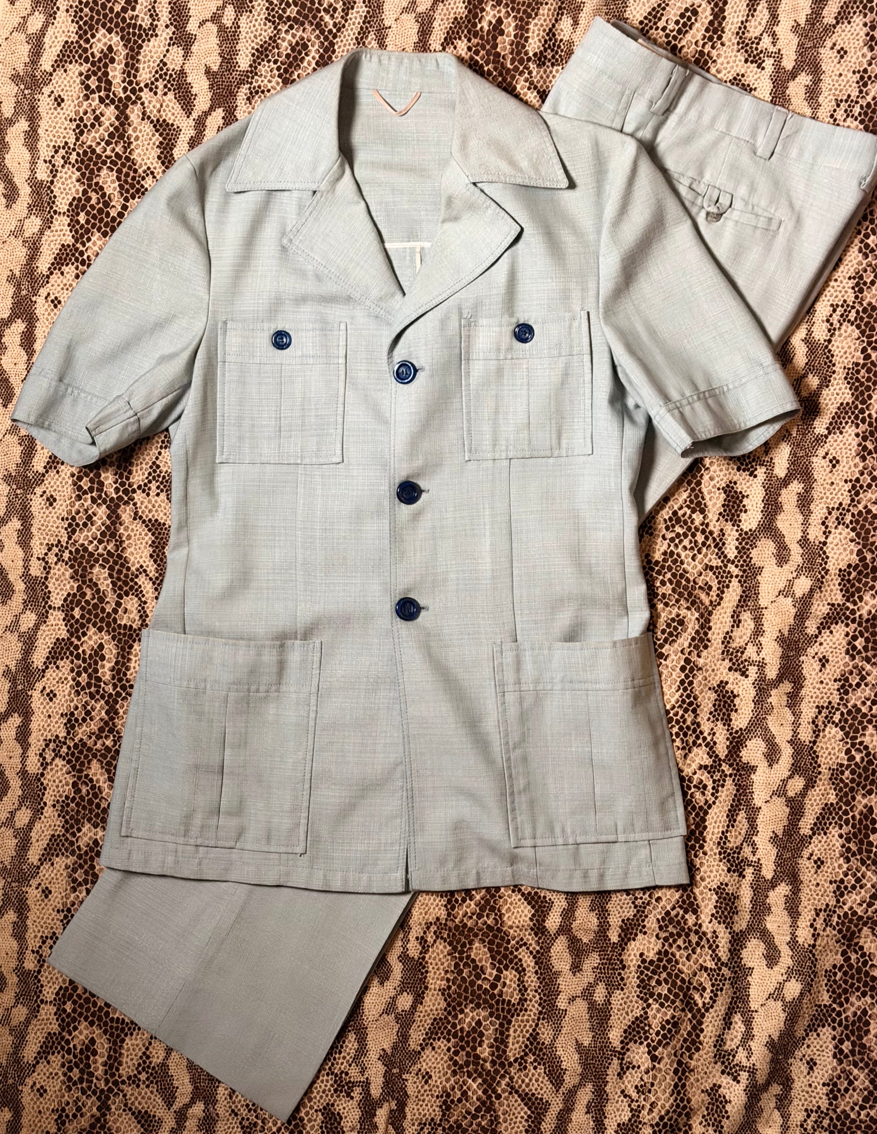 McGregor of America Safari Suit by Stafford Ellinson | Two-Piece Menswear Set