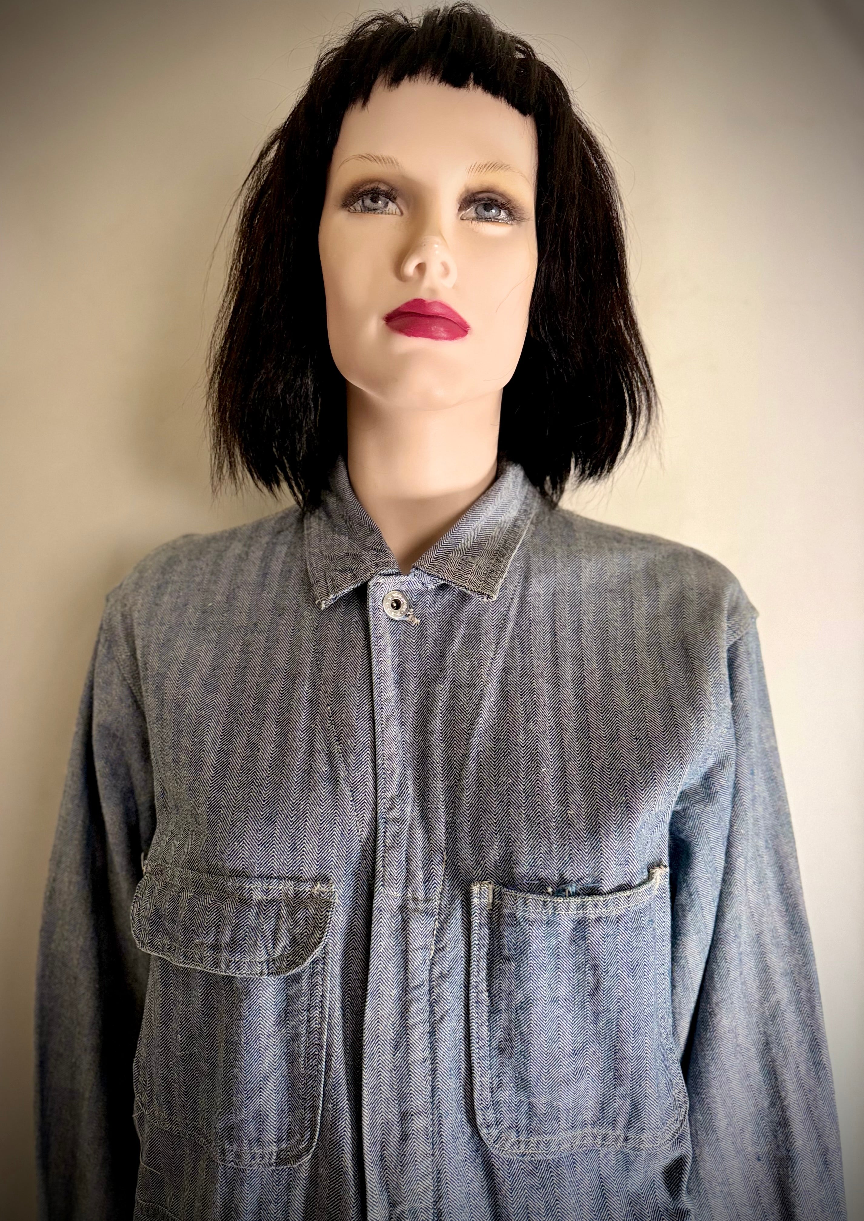 1960s USA Striped Workwear Overalls - Unisex