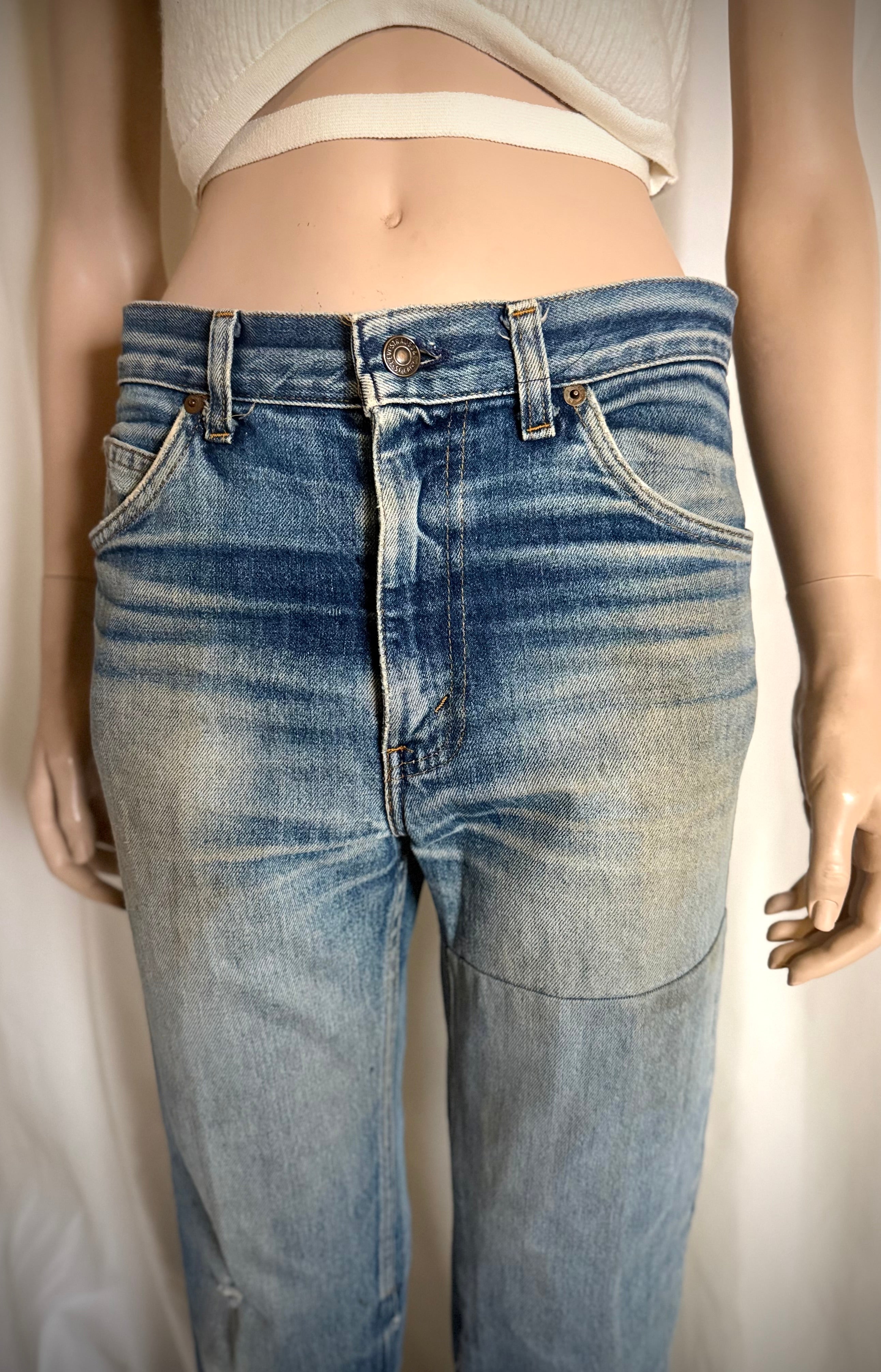 Rare Late 1960s–Early 1970s Levi’s 5-Pocket Jeans- Transitional Era Workwear Denim