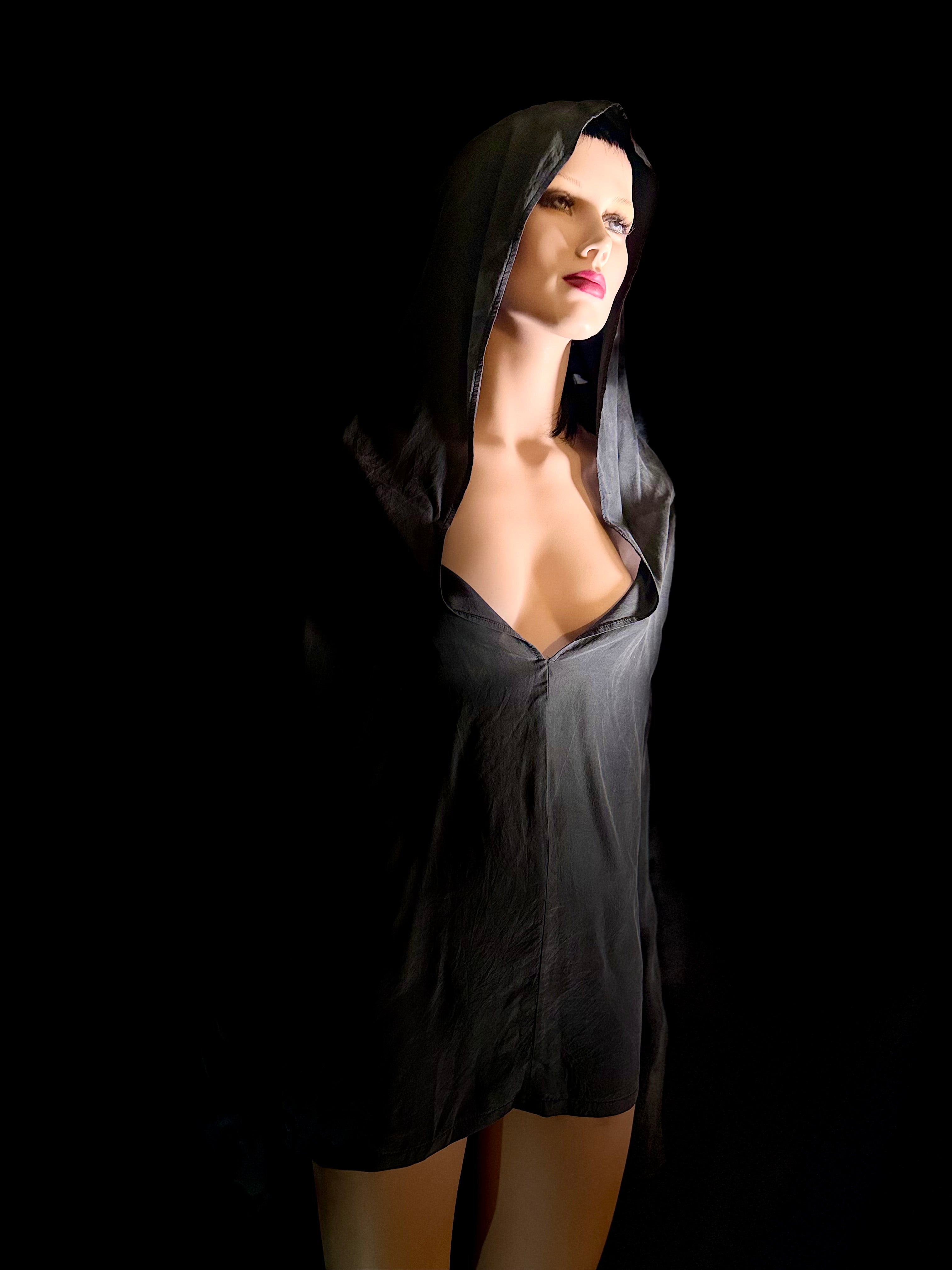 Zambesi Pure Silk Long-Sleeve Slit Top / Tunic