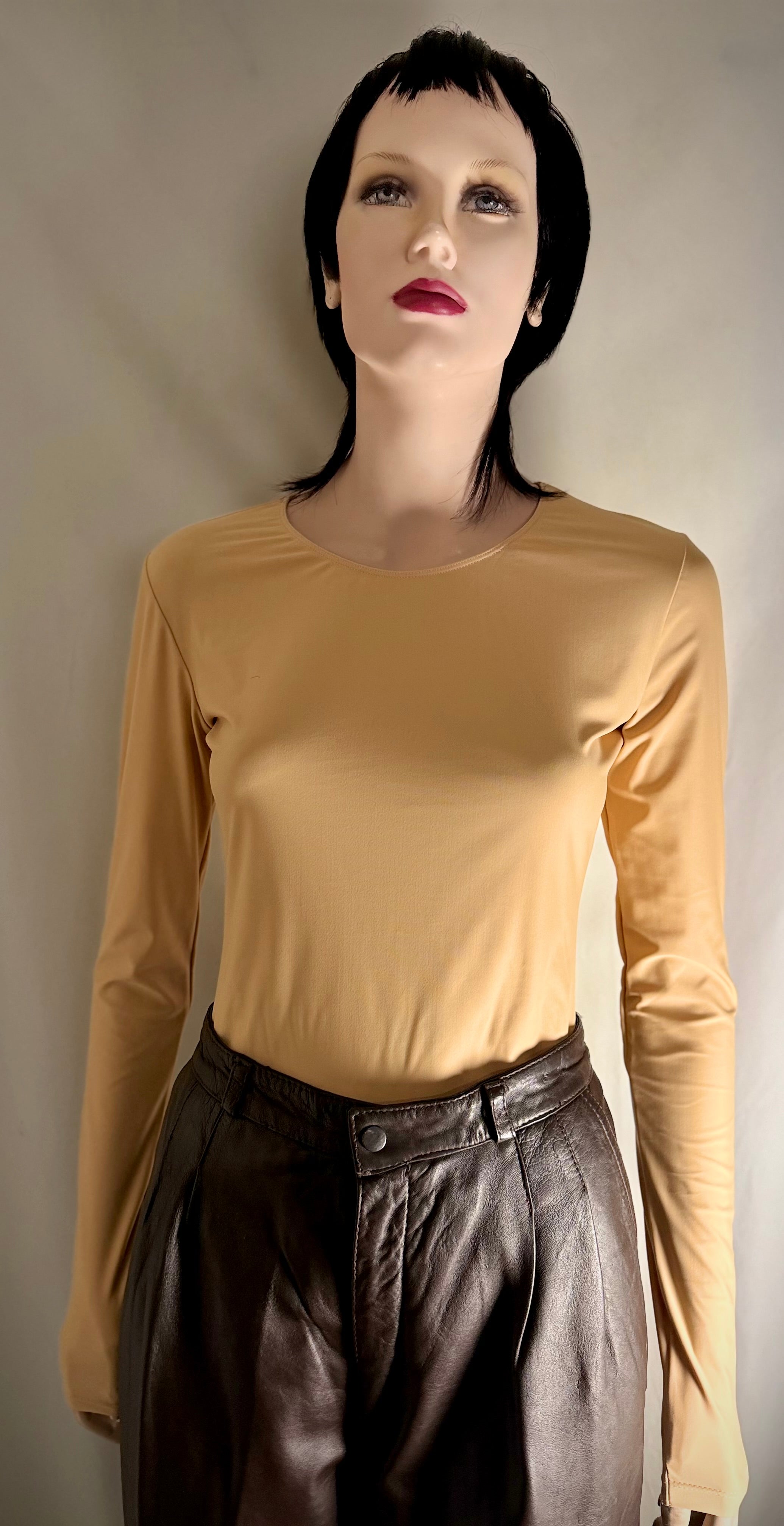 Chocolate Brown Leather Pants