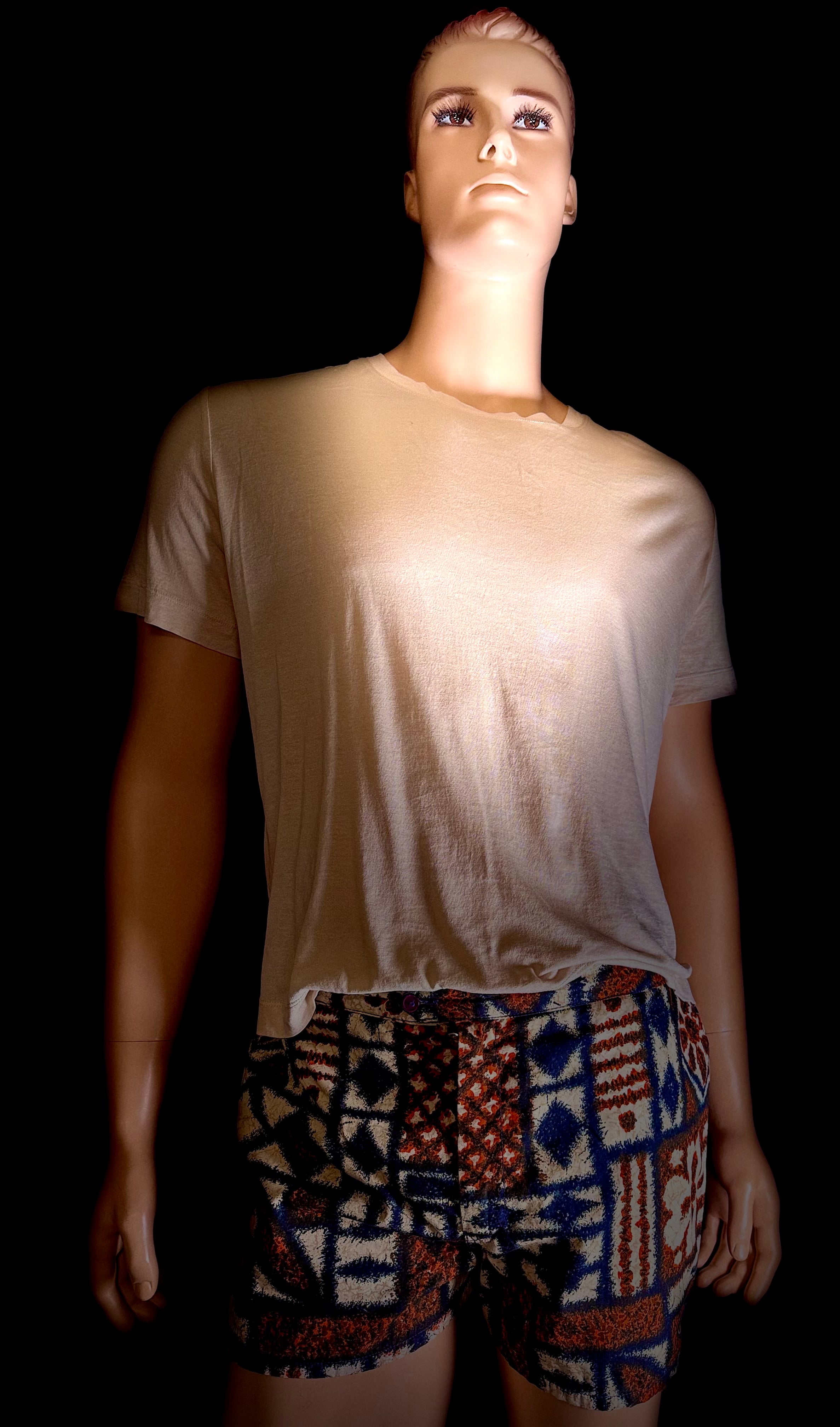 Rare 1950s Casben Swim Shorts - Atomic Tapa Print (Collectible)