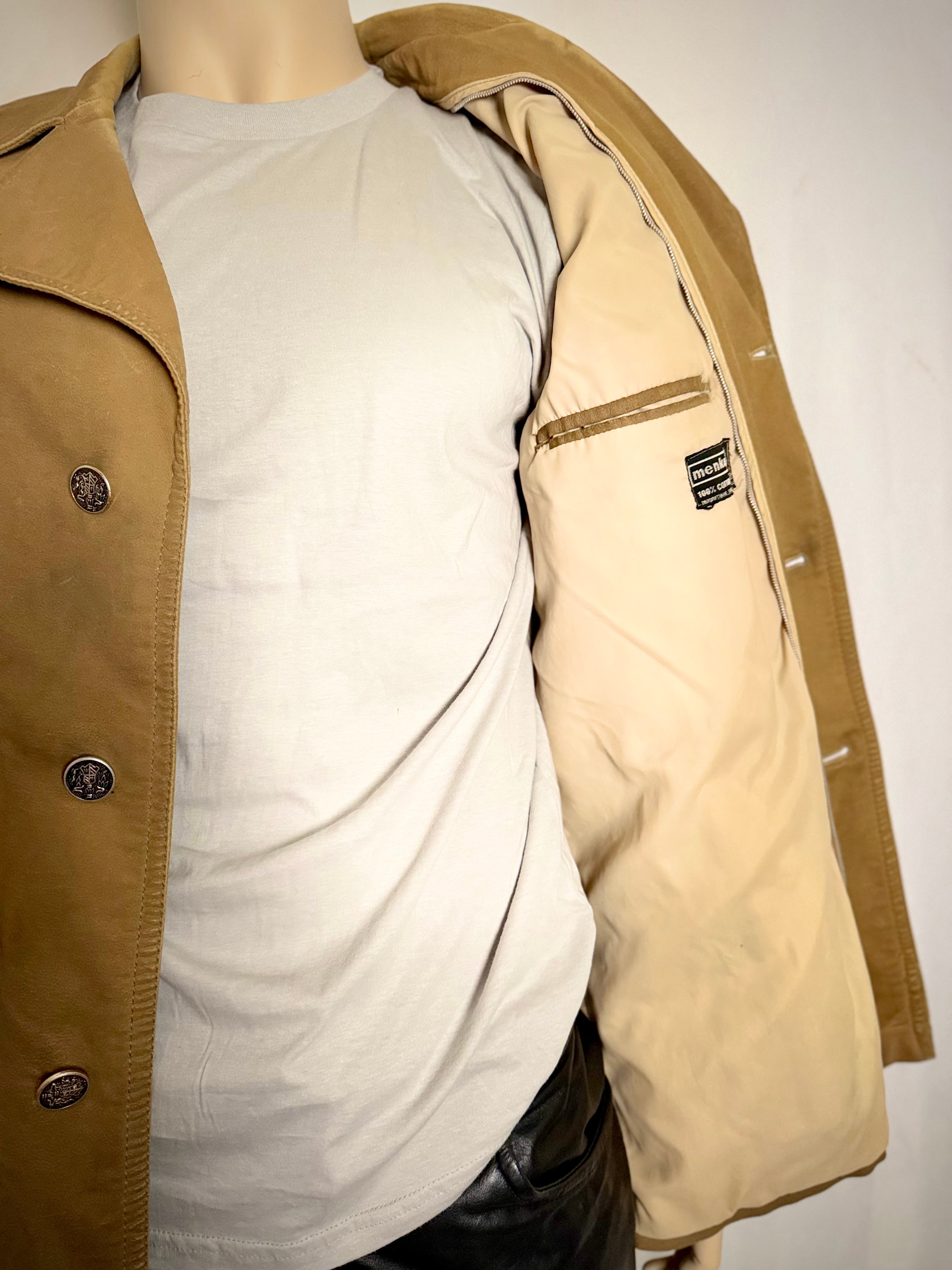 1960s Coated Cotton Utility Jacket - Military Inspired Workwear