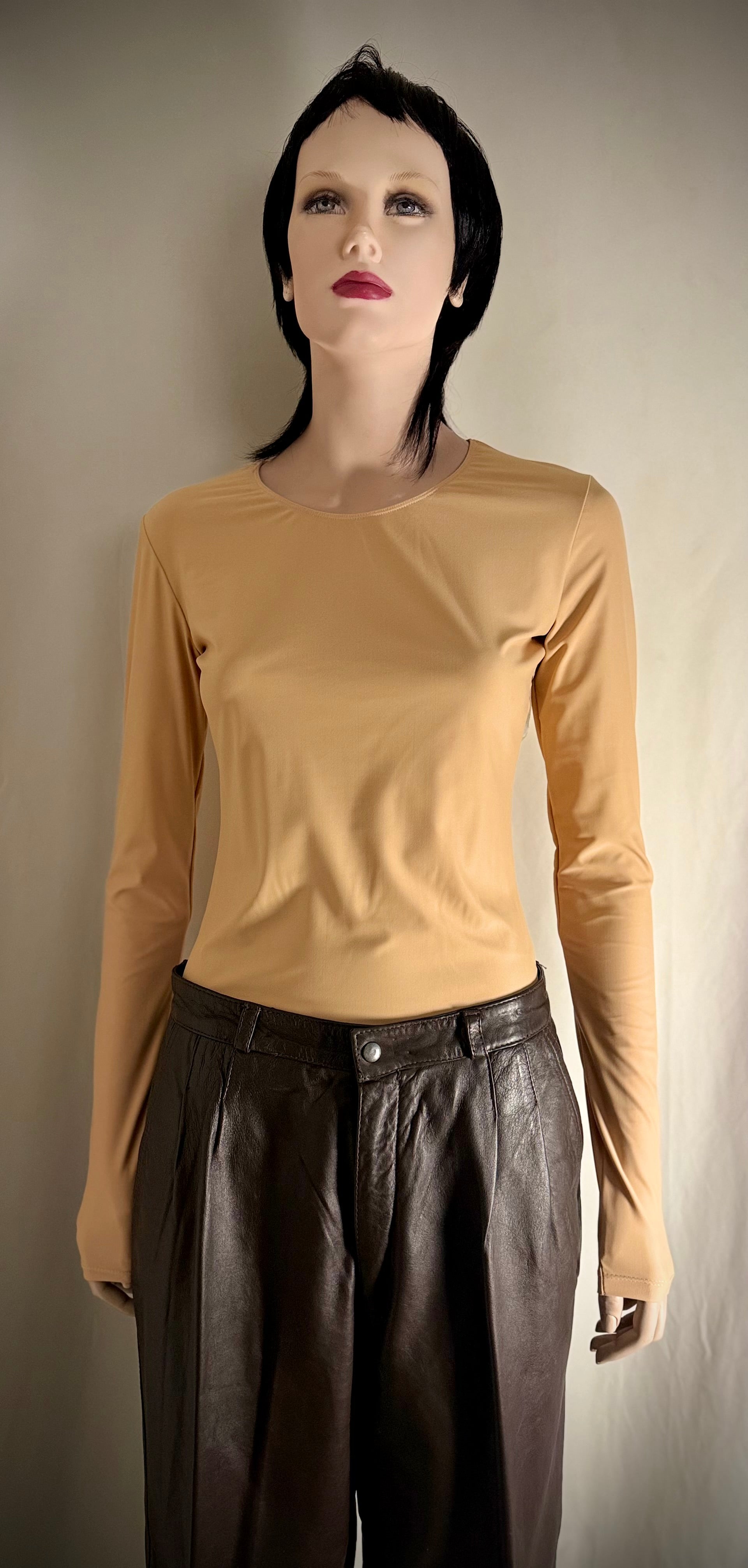 Chocolate Brown Leather Pants