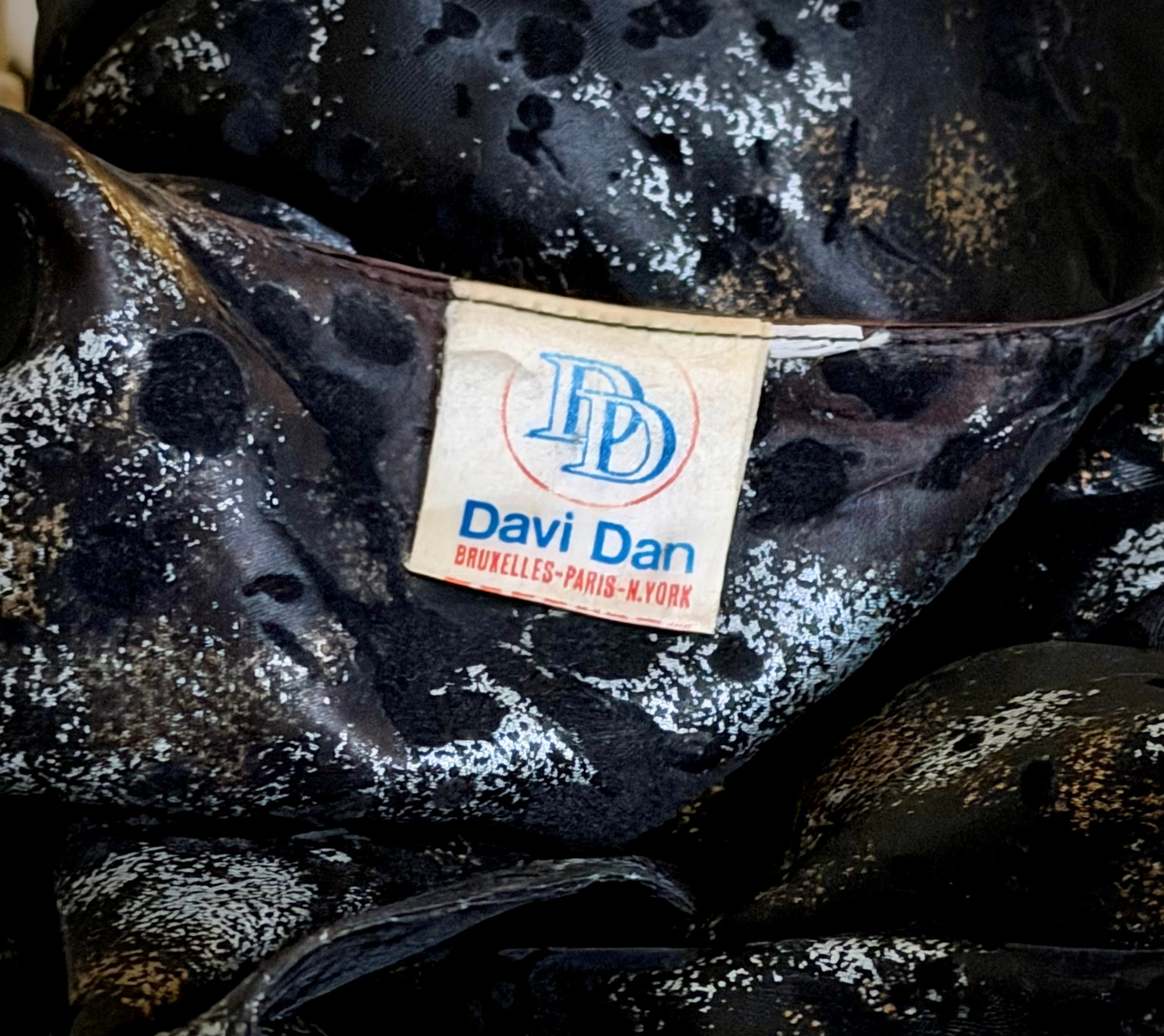 1980s Davi Dan Belgium Brutalist Metallic Jacket