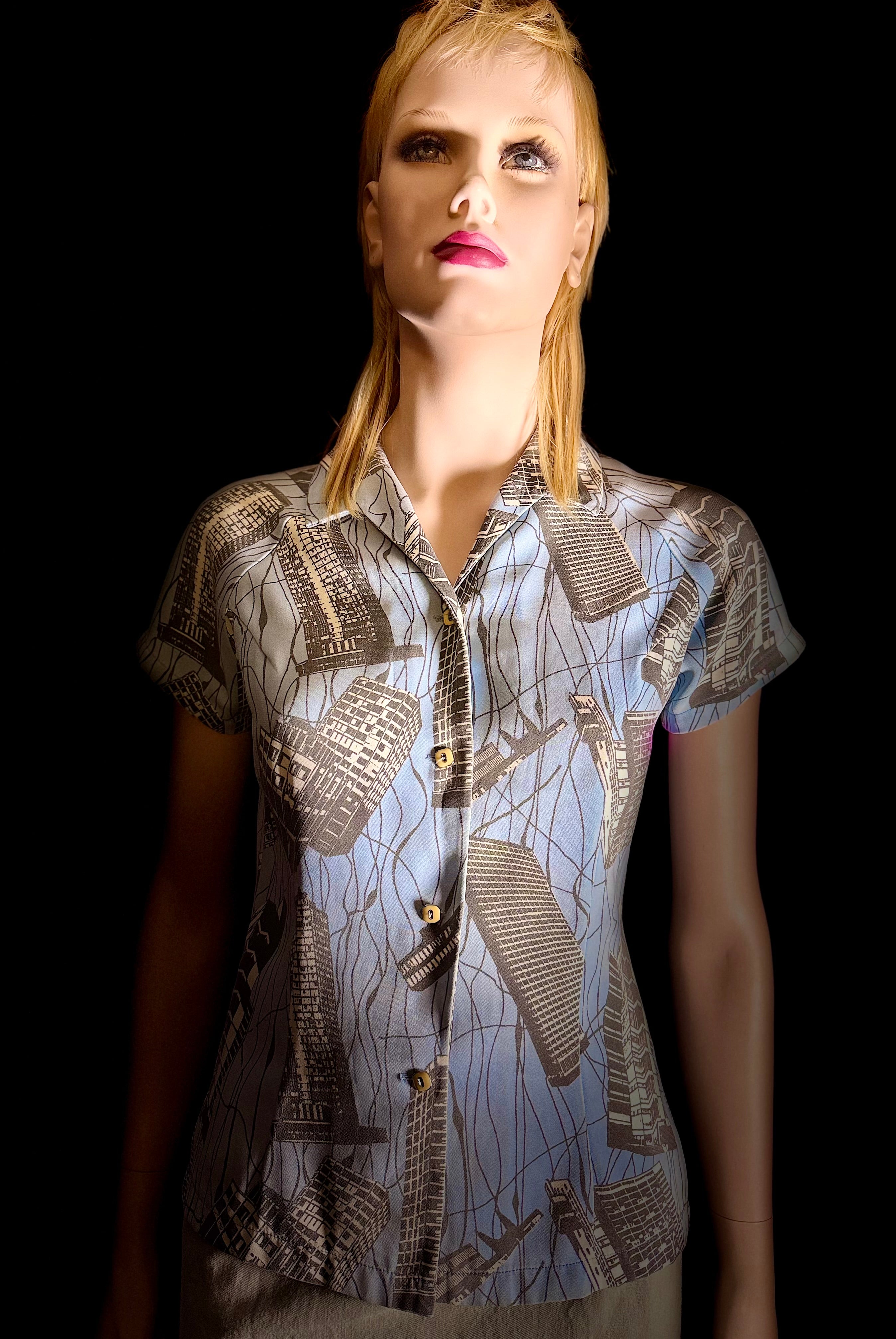 Red or Dead London Printed Shirt, 1996