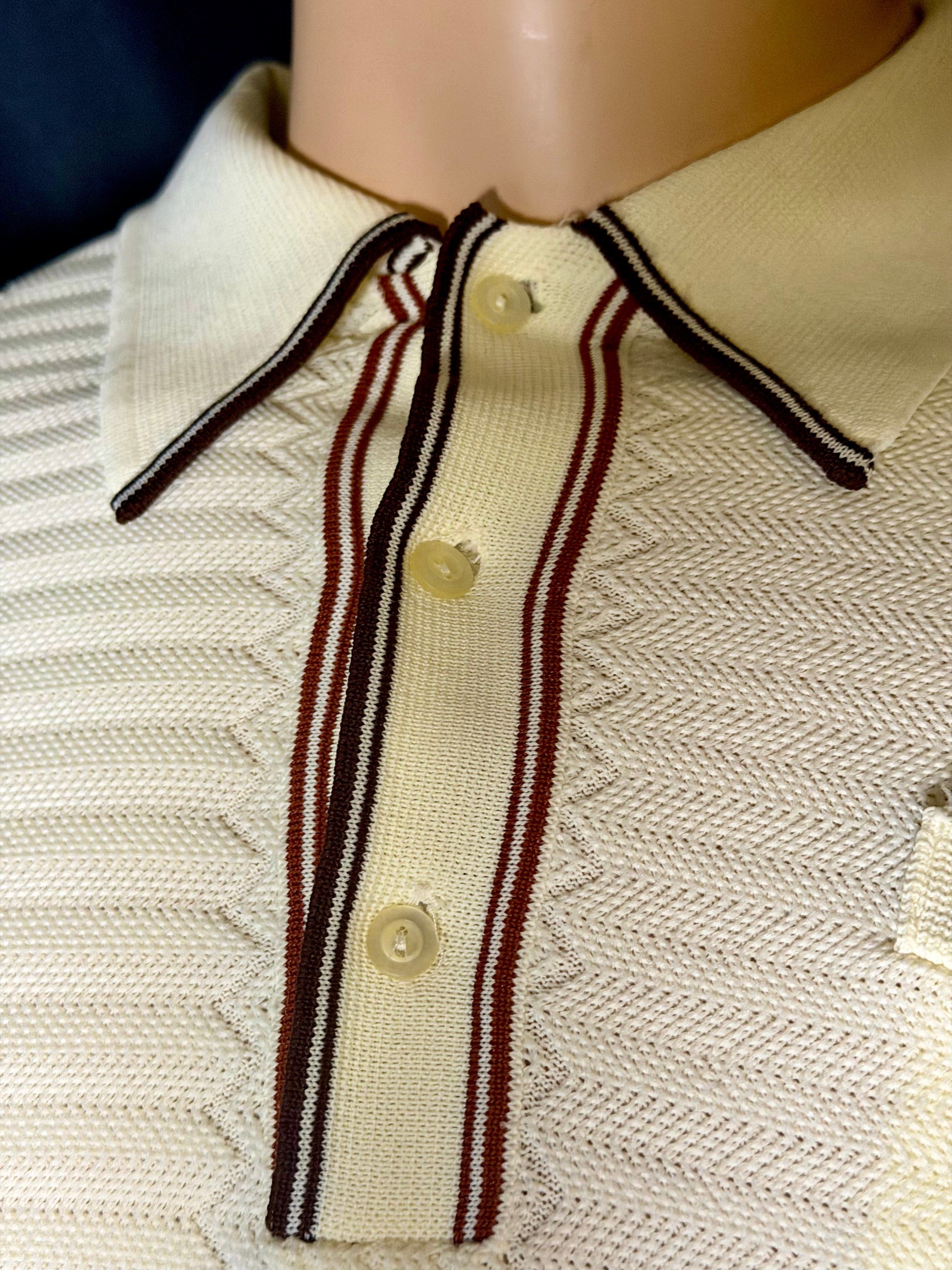 1960s Vintage Target Cream Knit Polo Shirt

Made in Australia | Unworn Condition