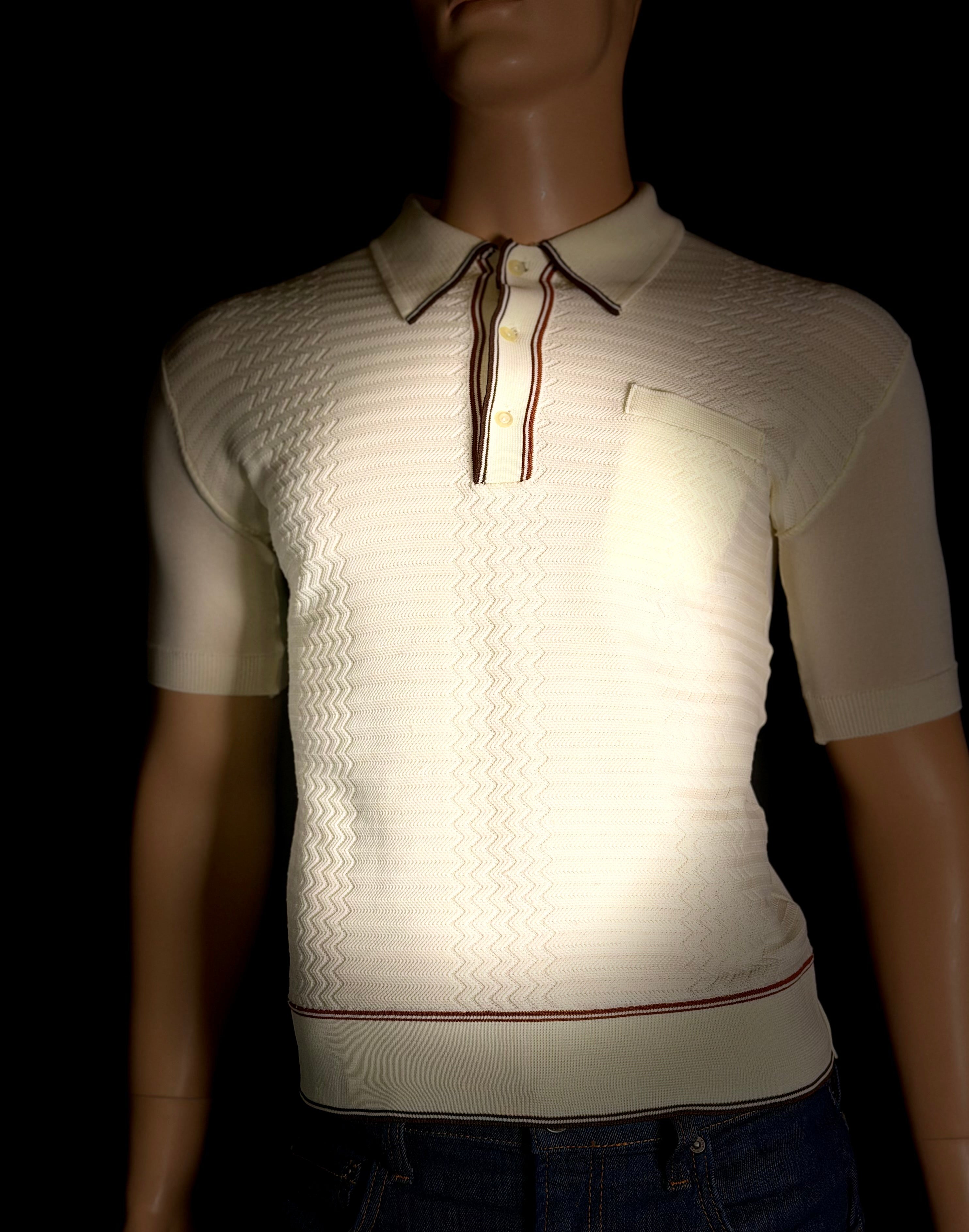 1960s Vintage Target Cream Knit Polo Shirt

Made in Australia | Unworn Condition