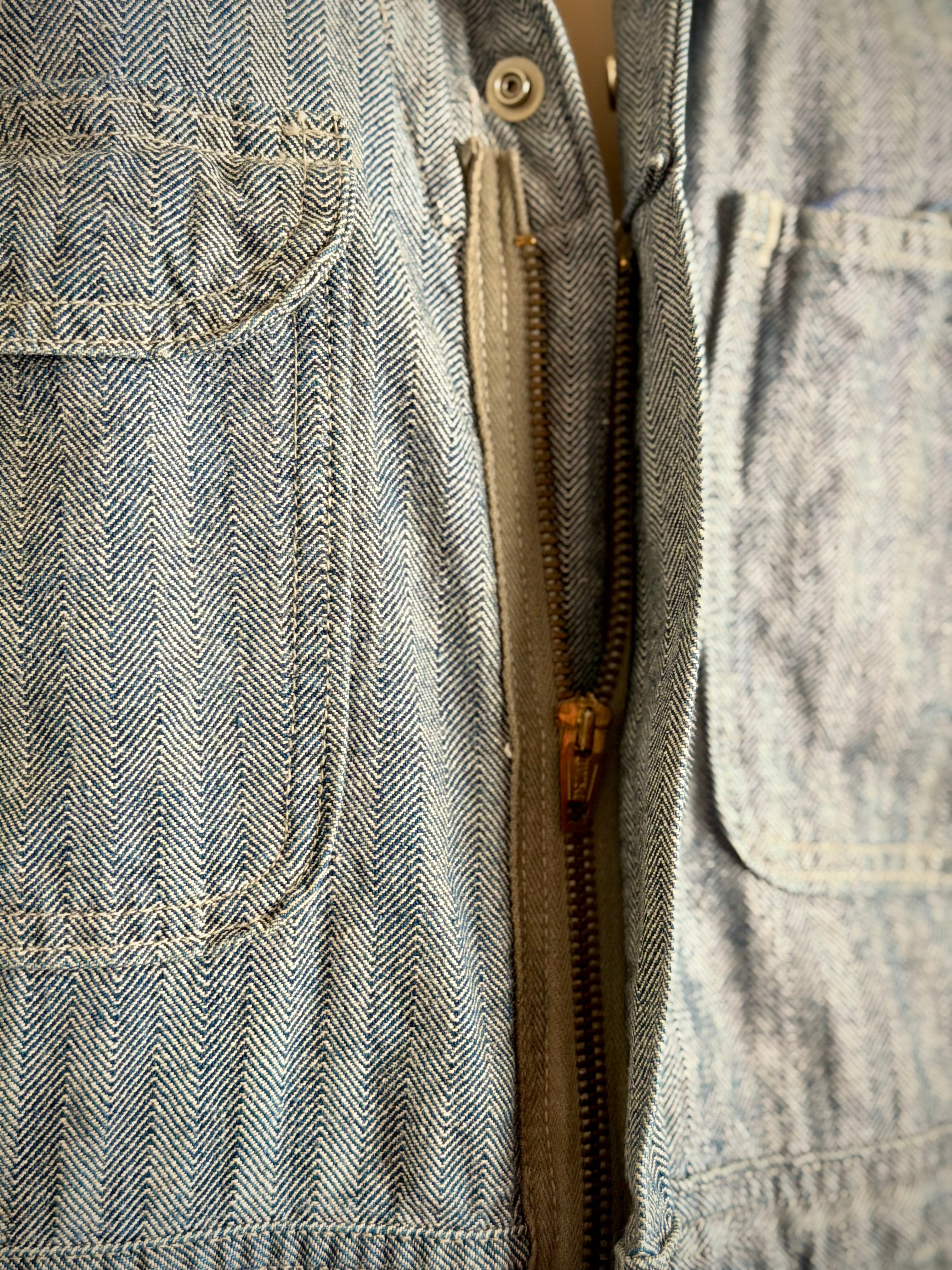 1960s USA Striped Workwear Overalls - Unisex