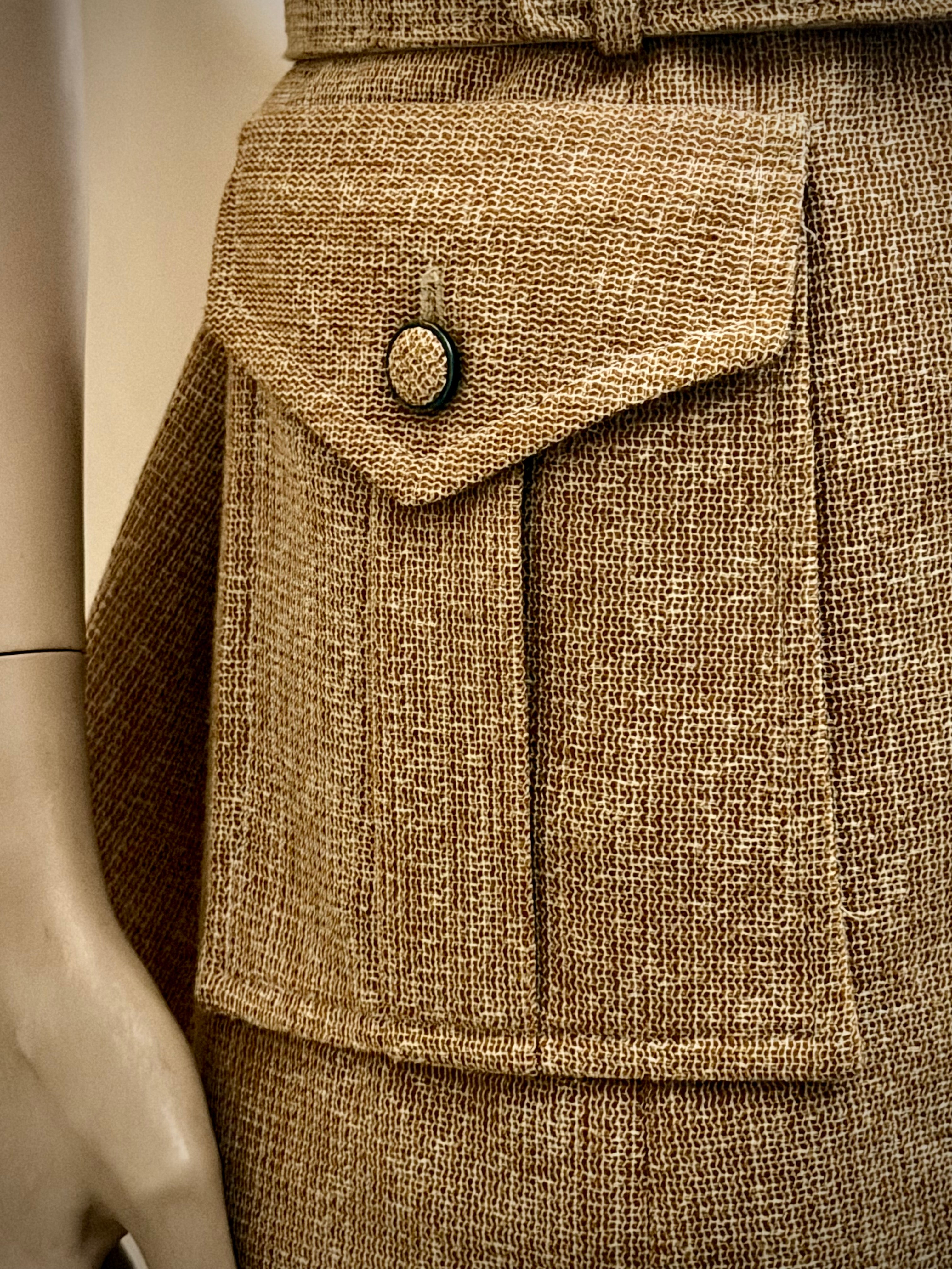 Vintage 1970s Camel Safari Suit