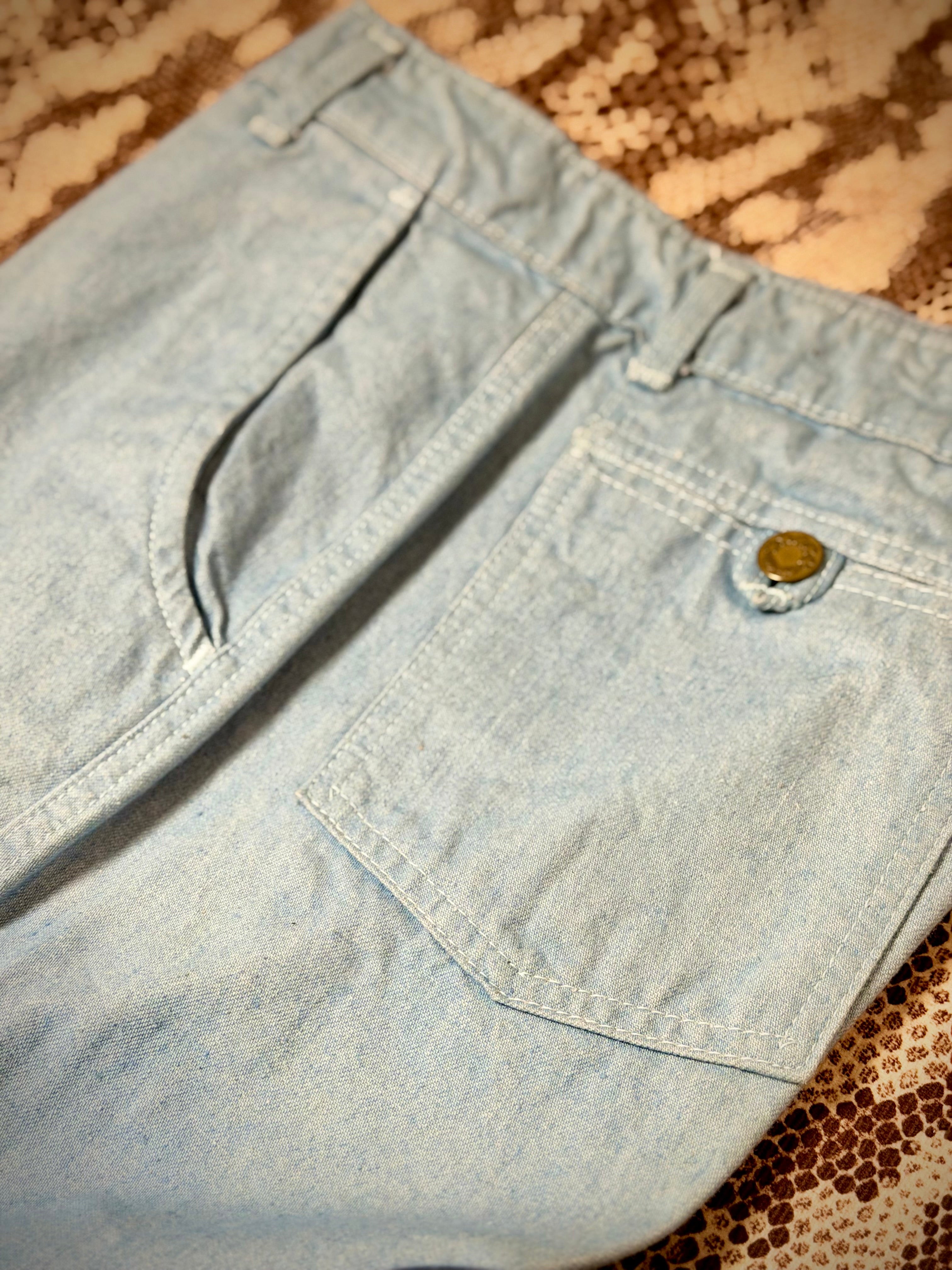 Vintage Deadstock AMCO Work Trousers - Wide Leg, Optional Turn-Up
