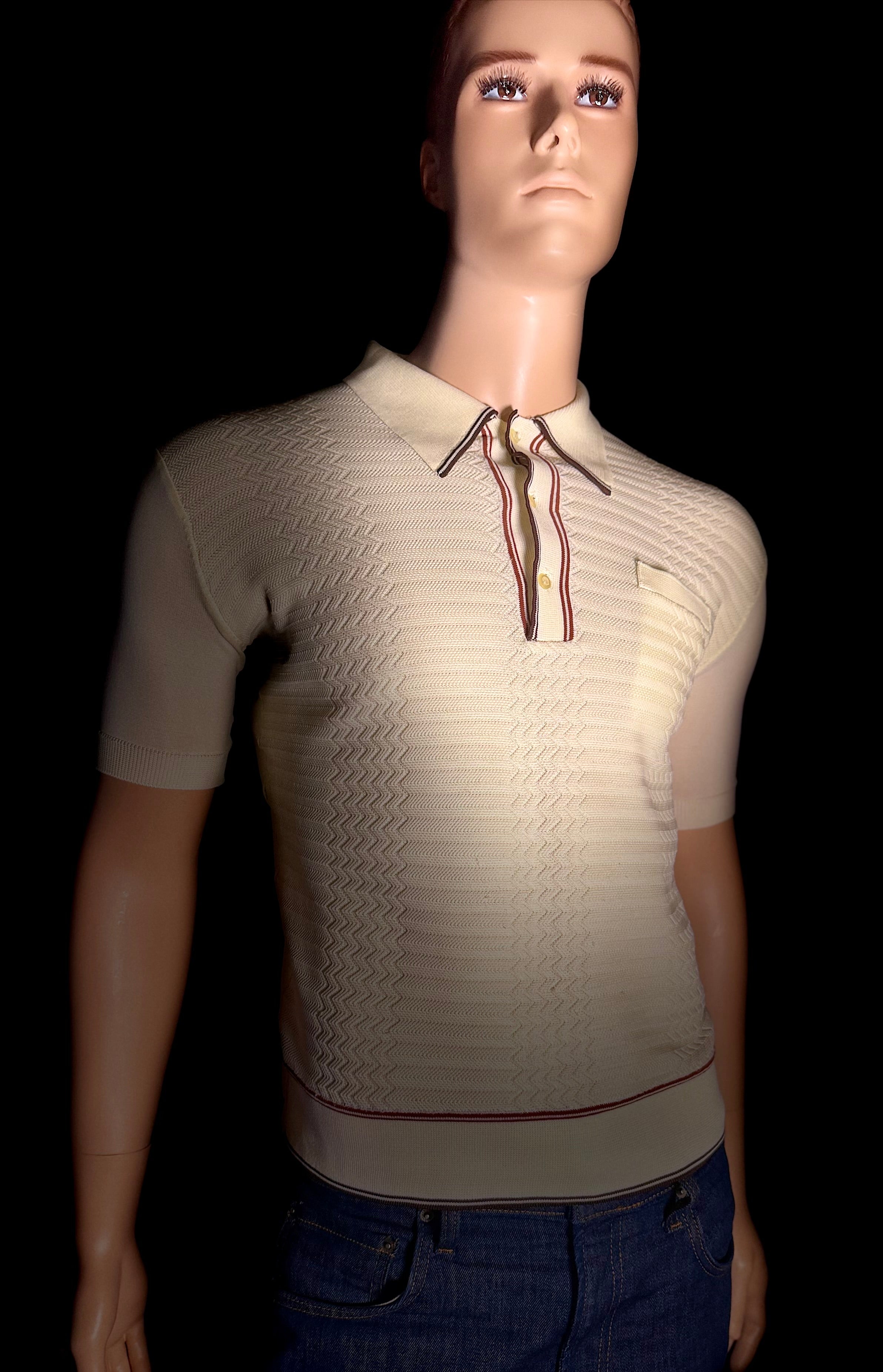 1960s Vintage Target Cream Knit Polo Shirt

Made in Australia | Unworn Condition