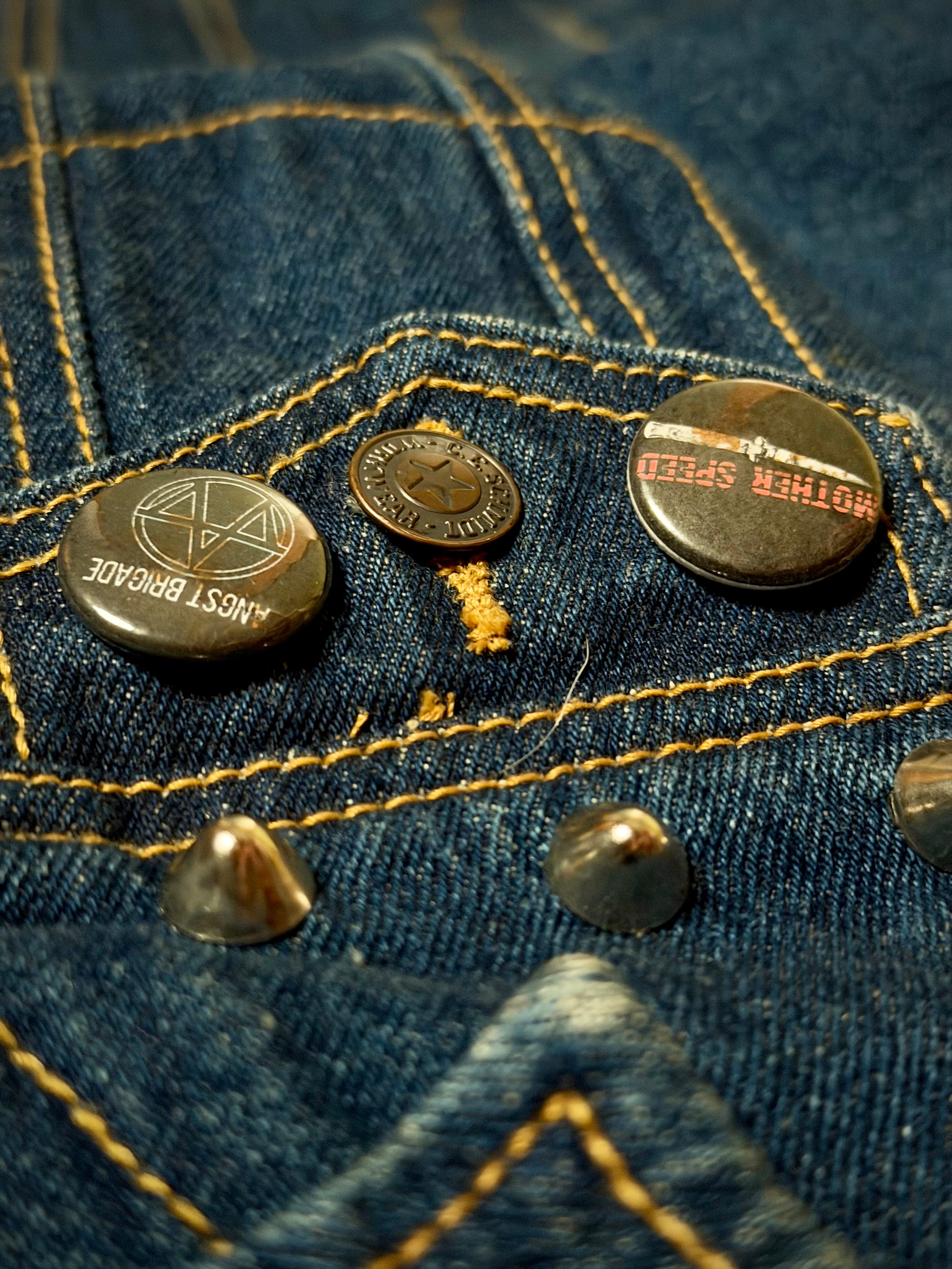 Custom Studded Social Distortion Vest- One of a Kind