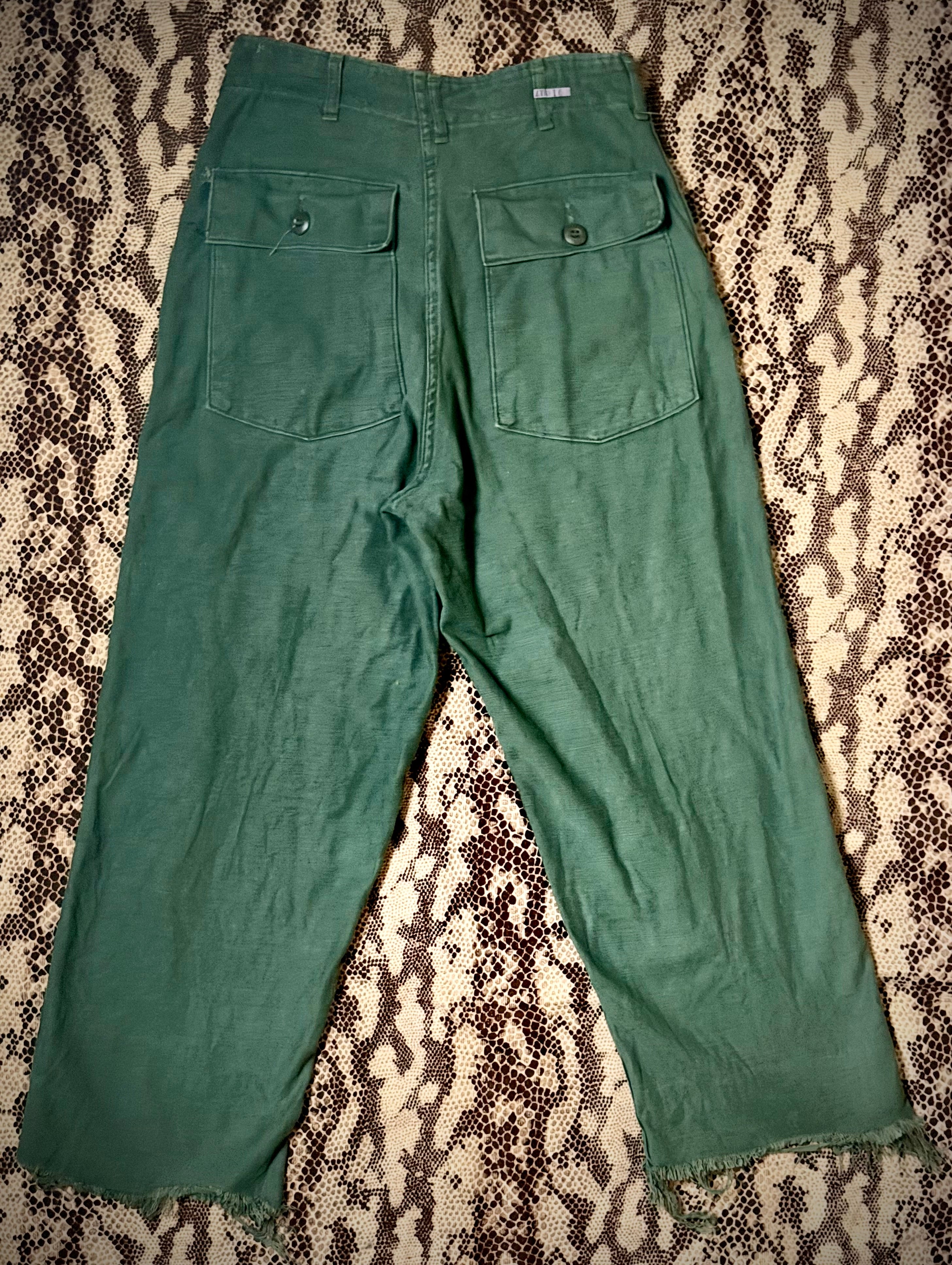US Vietnam Era 1970s Customised Army Pants