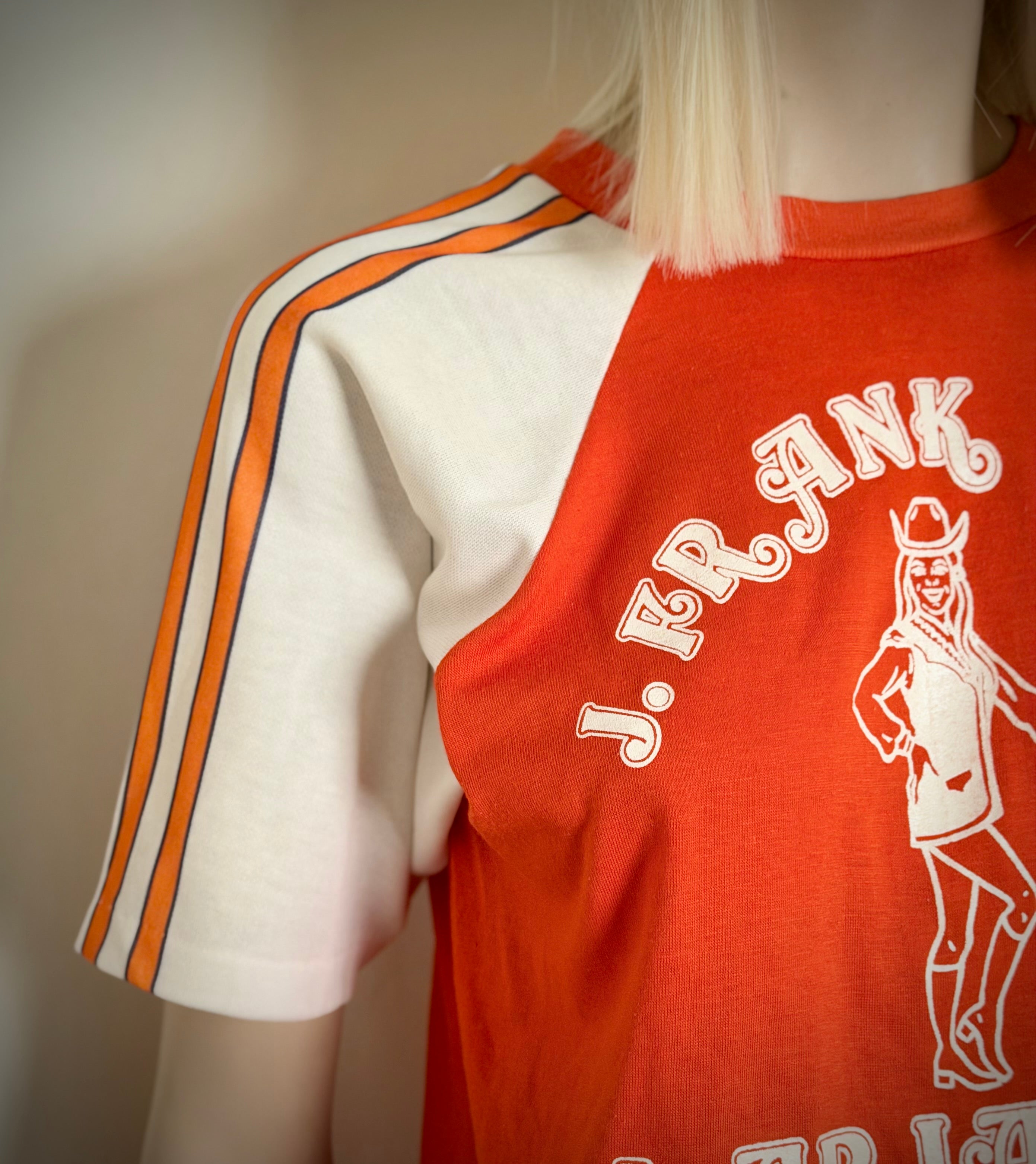 1980s “Frank Dobie’s Lariettes” Graphic Ringer Tee
