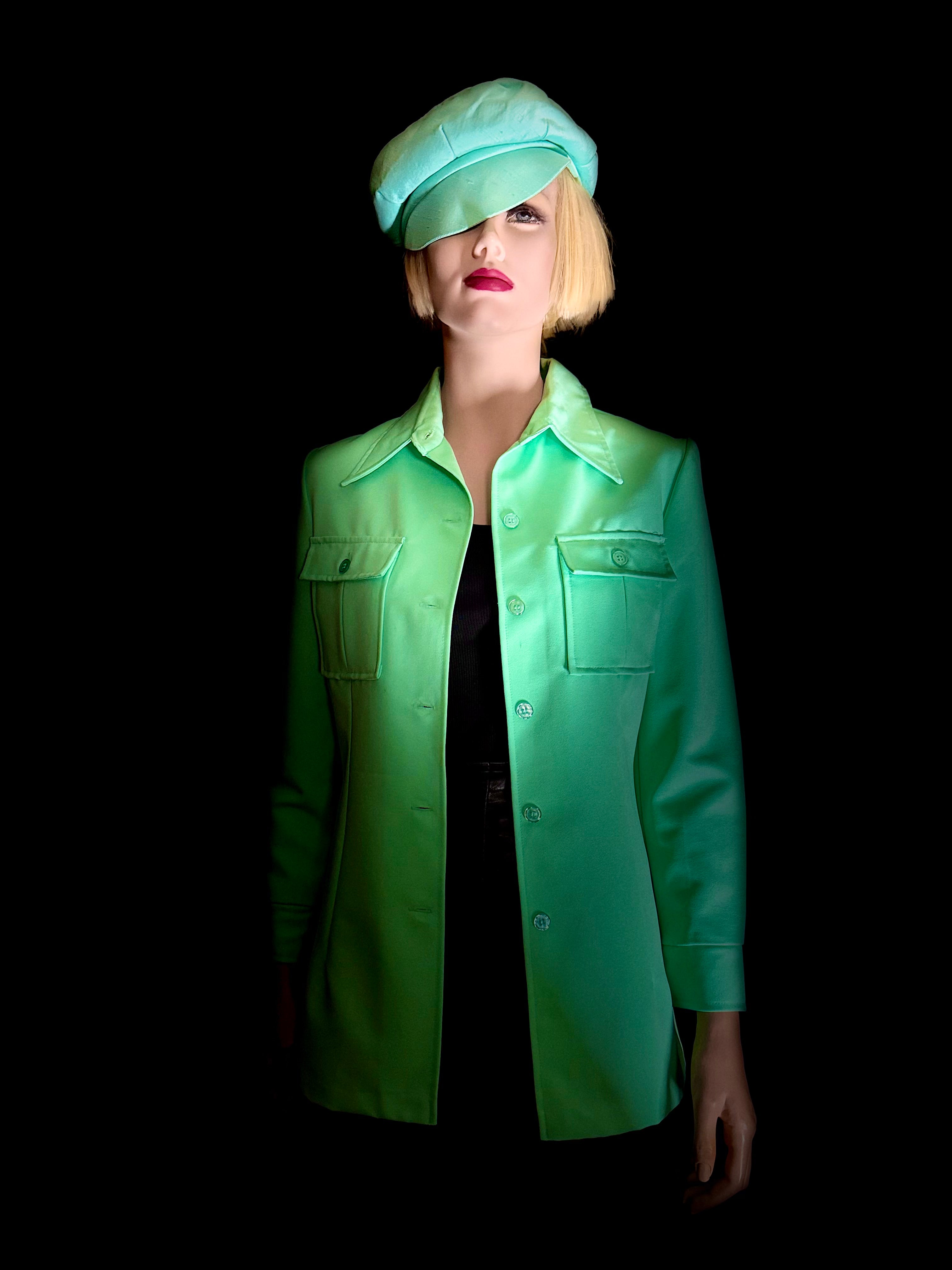 Mint Utility Shirt-Jacket | Vintage Contemporary Cut