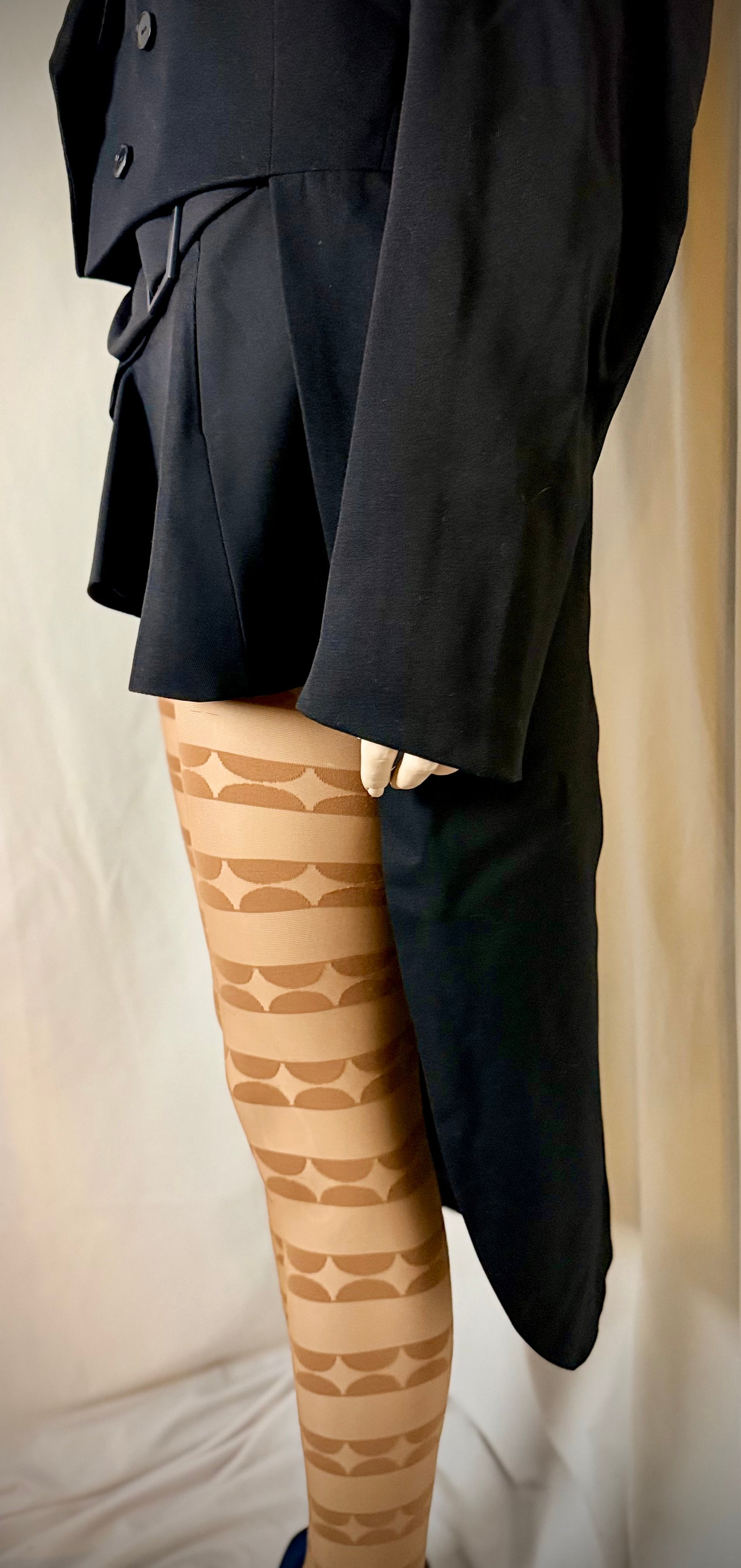 1970s European Tailored Tuxedo Tailcoat Jacket