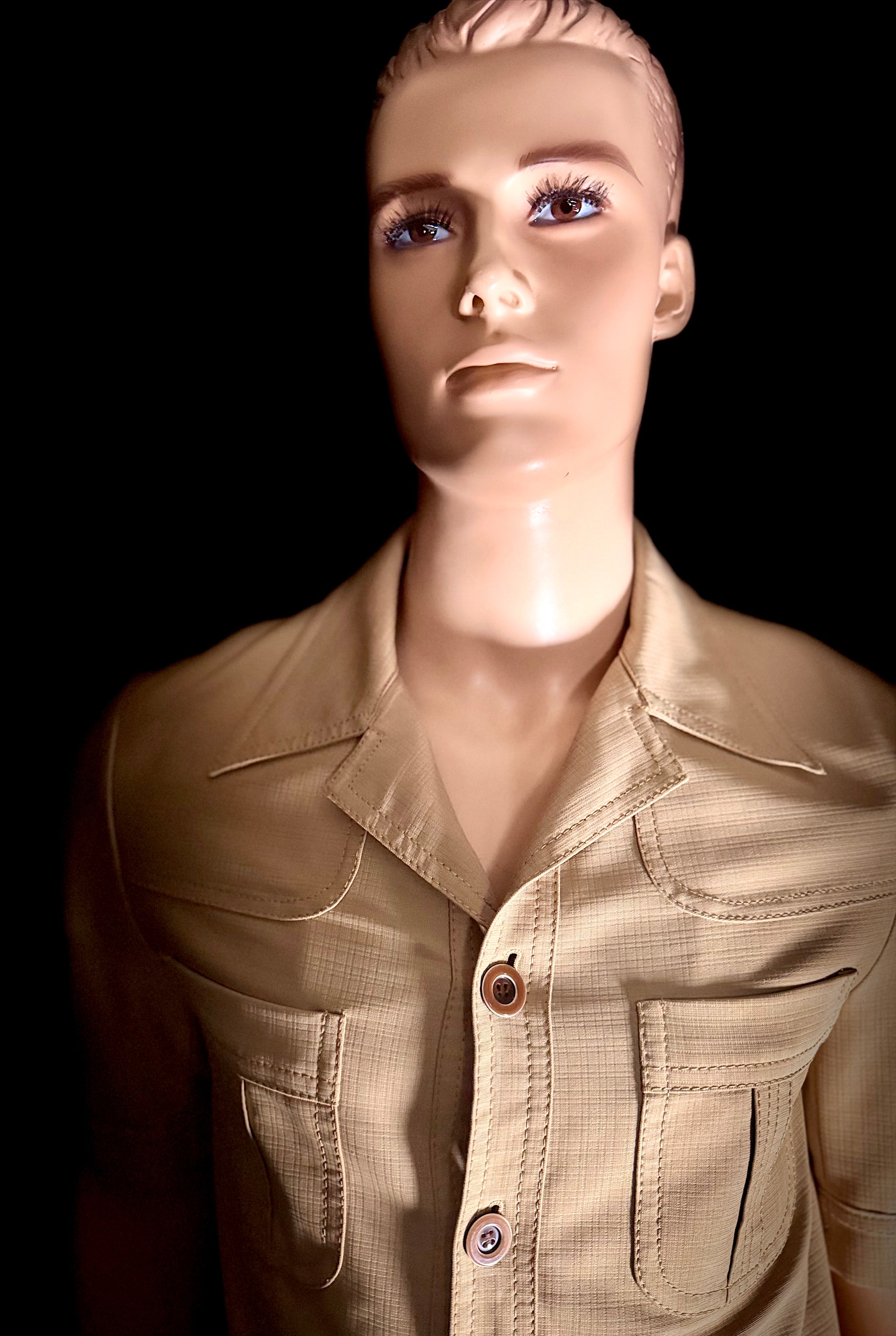 Vintage 1970s Benini Safari Shirt - Rome to Melbourne Tailoring