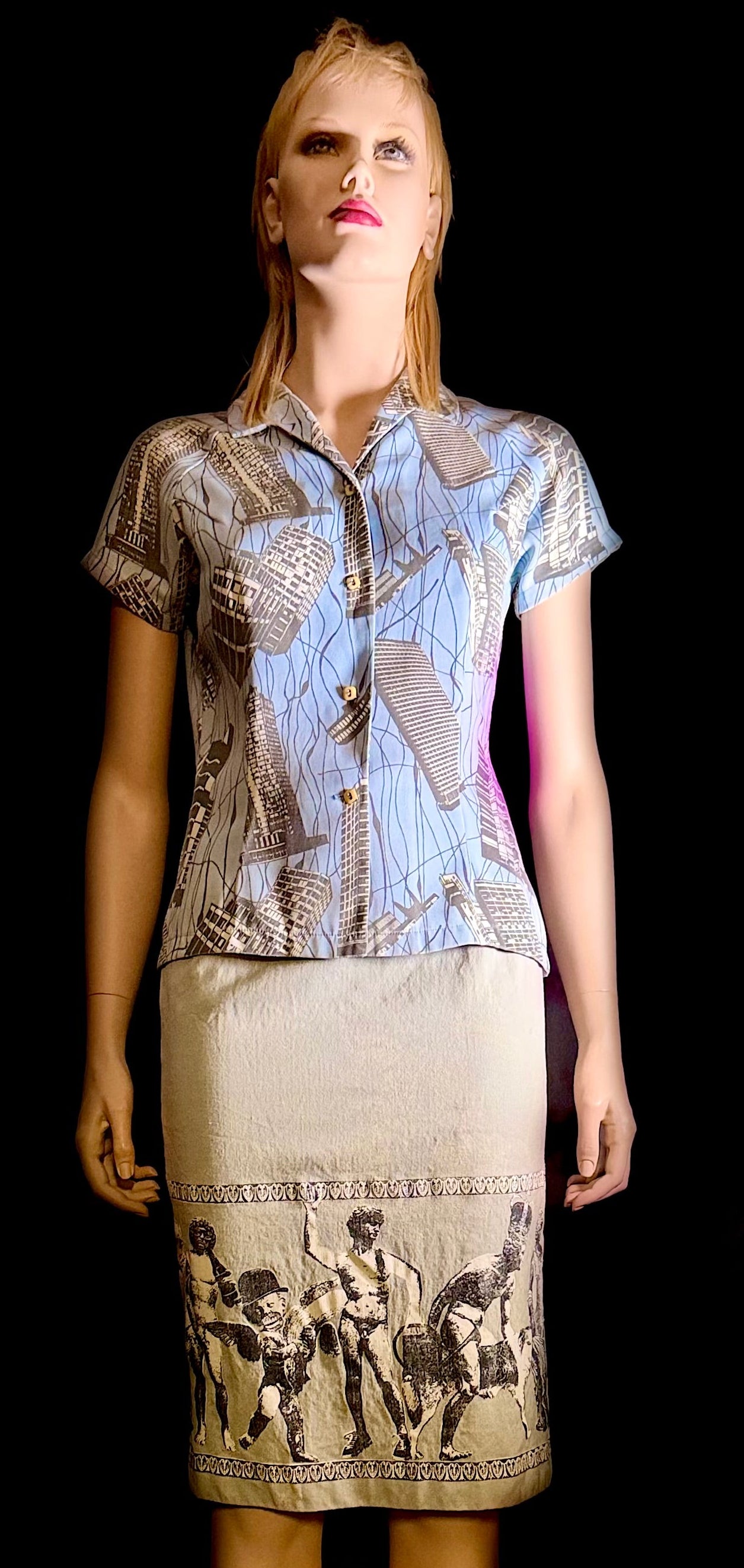 Red or Dead London Printed Shirt, 1996