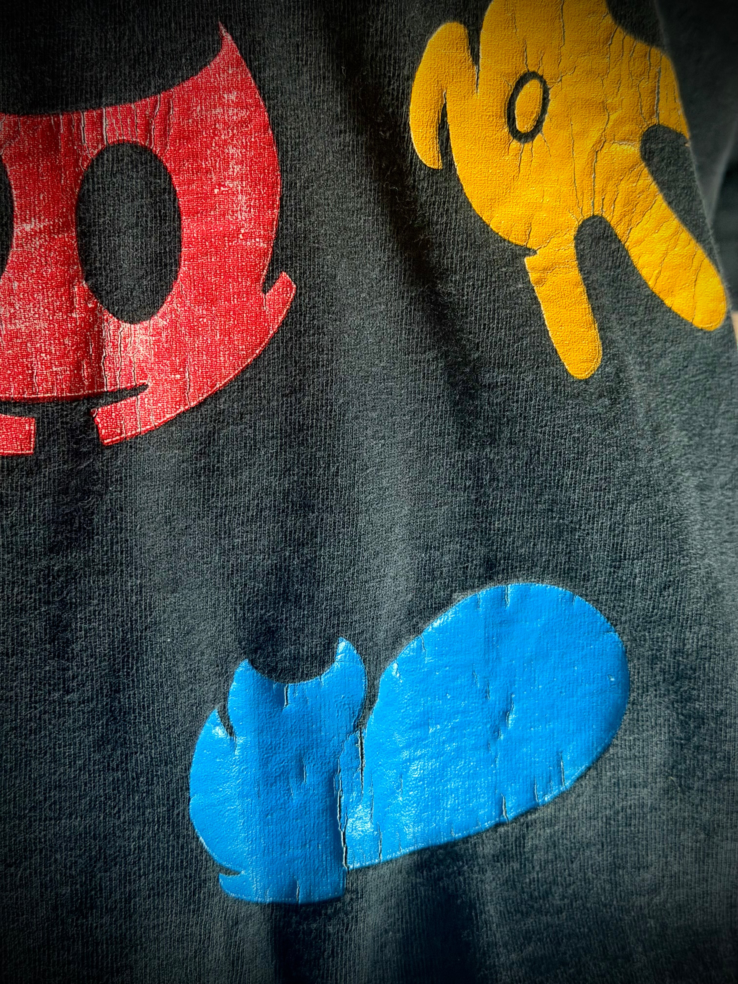 Vintage Mickey & Co. Disney T-Shirt - Faded Black (Late 80s / Early 90s)