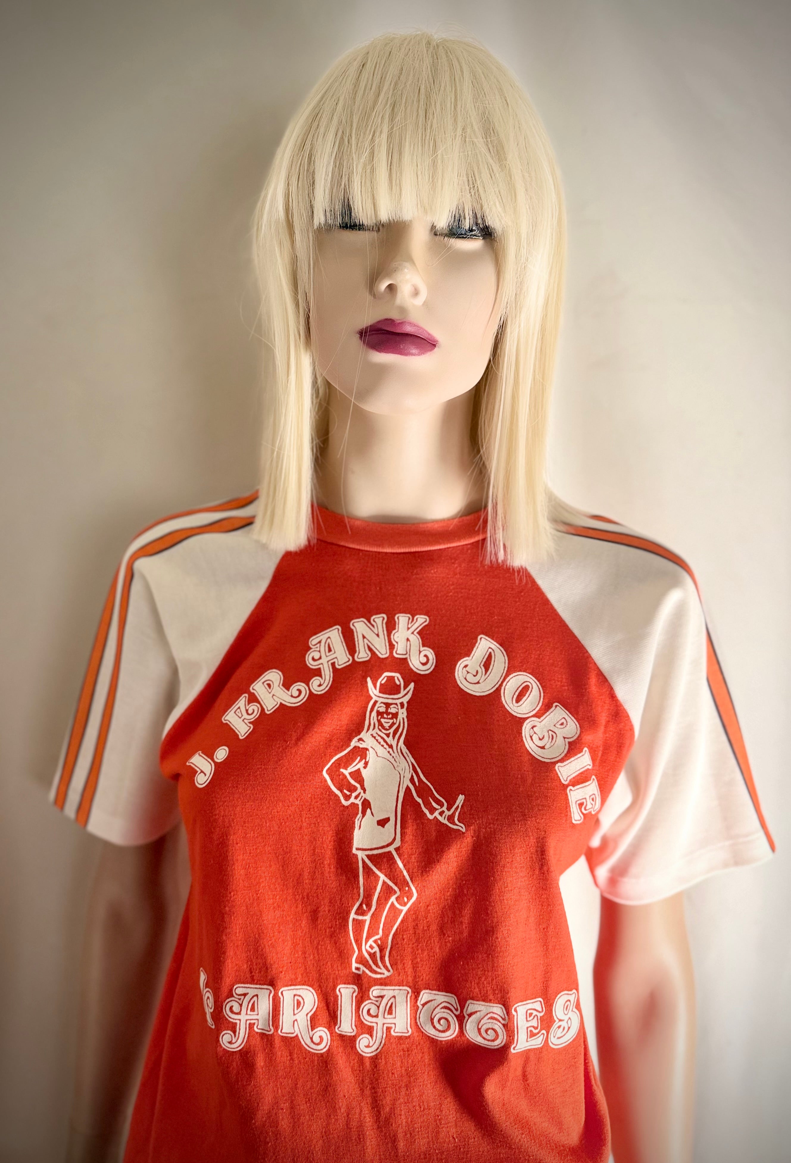 1980s “Frank Dobie’s Lariettes” Graphic Ringer Tee