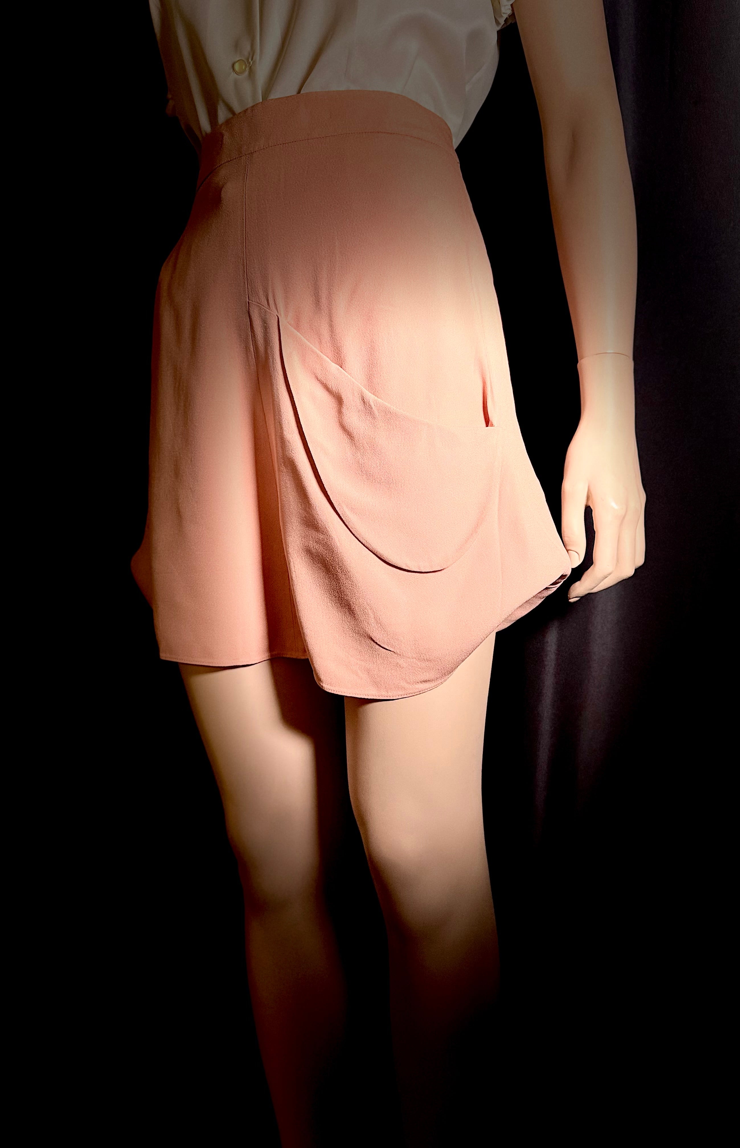 JW Anderson Sculptural Side-Hem Skirt - Deadstock with Tags