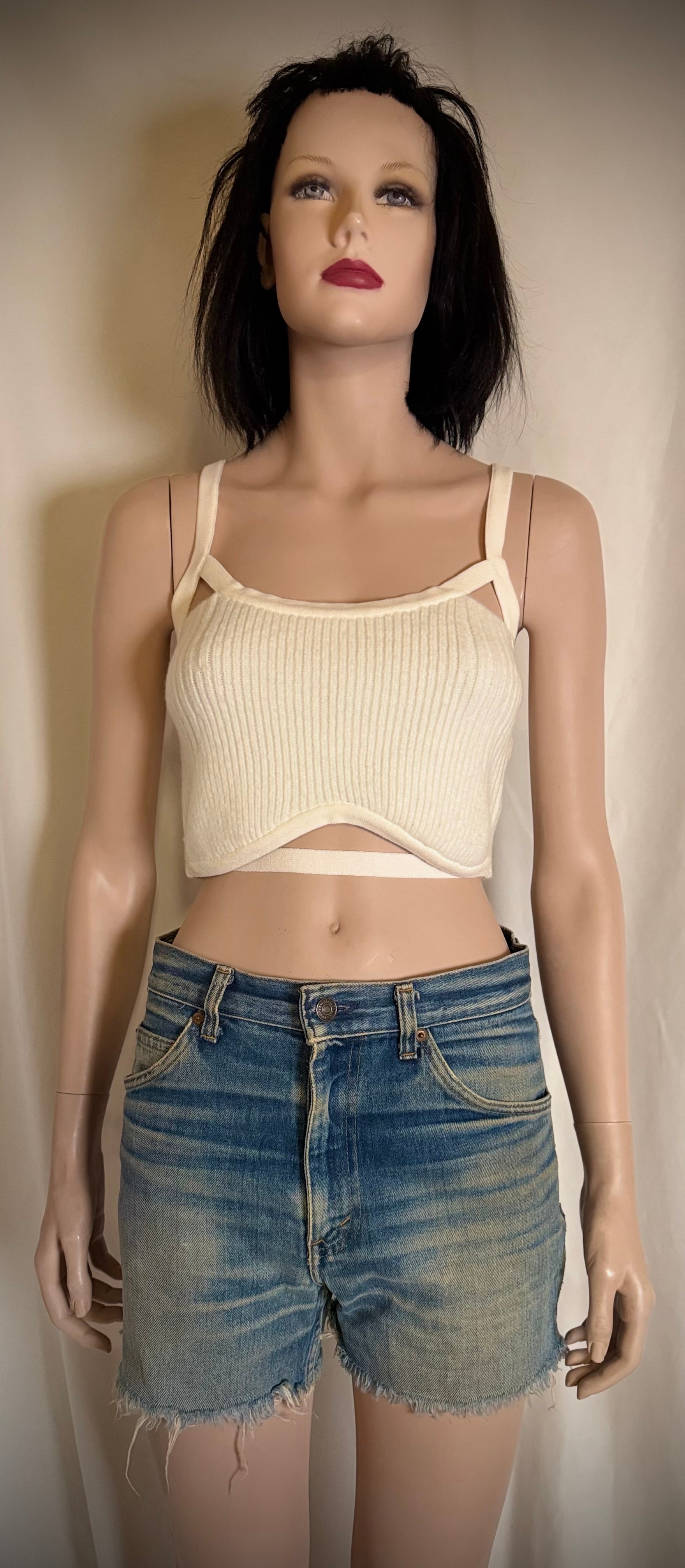 Early-Mid 1970s Levi’s Cut-Off Denim Shorts