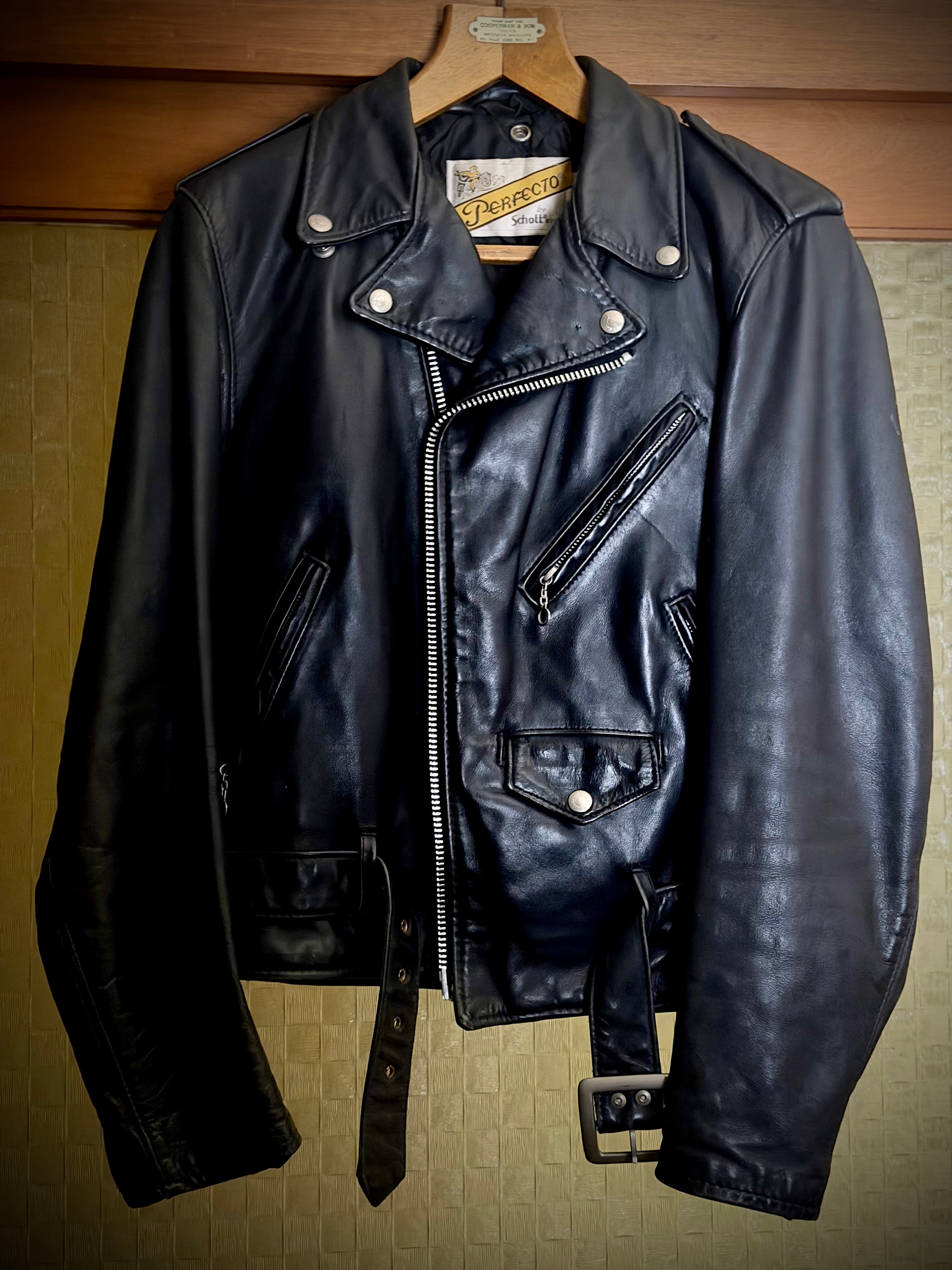 Vintage Schott
NYC Perfecto Leather
Motorcycle Jacket- Made in USA